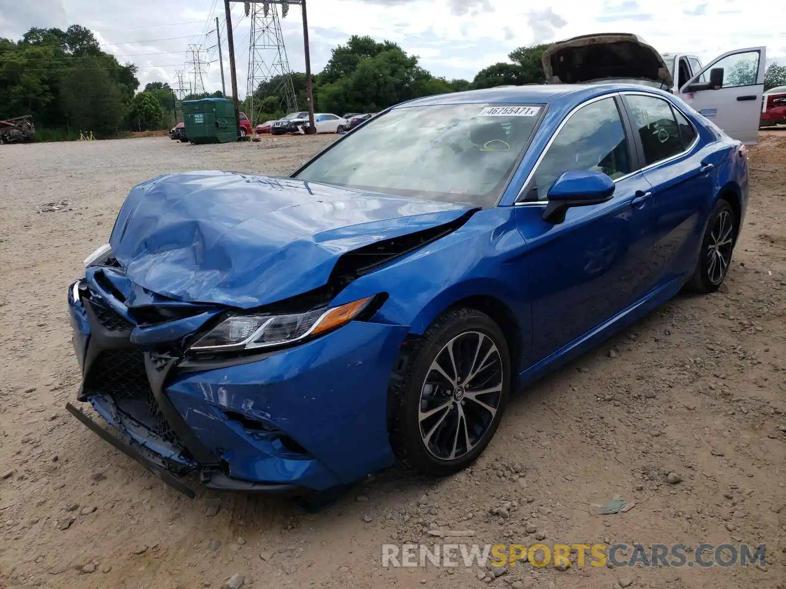 2 Photograph of a damaged car 4T1G11AKXLU332330 TOYOTA CAMRY 2020