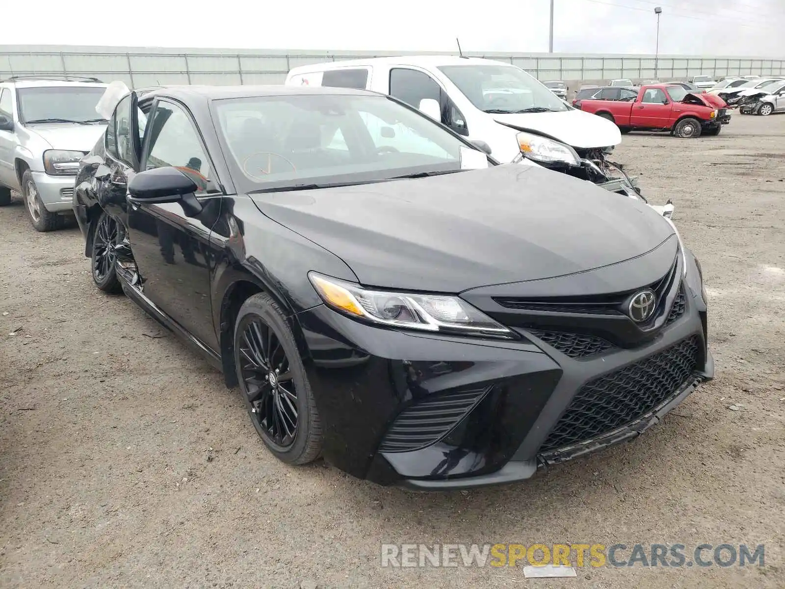 1 Photograph of a damaged car 4T1G11AKXLU345207 TOYOTA CAMRY 2020