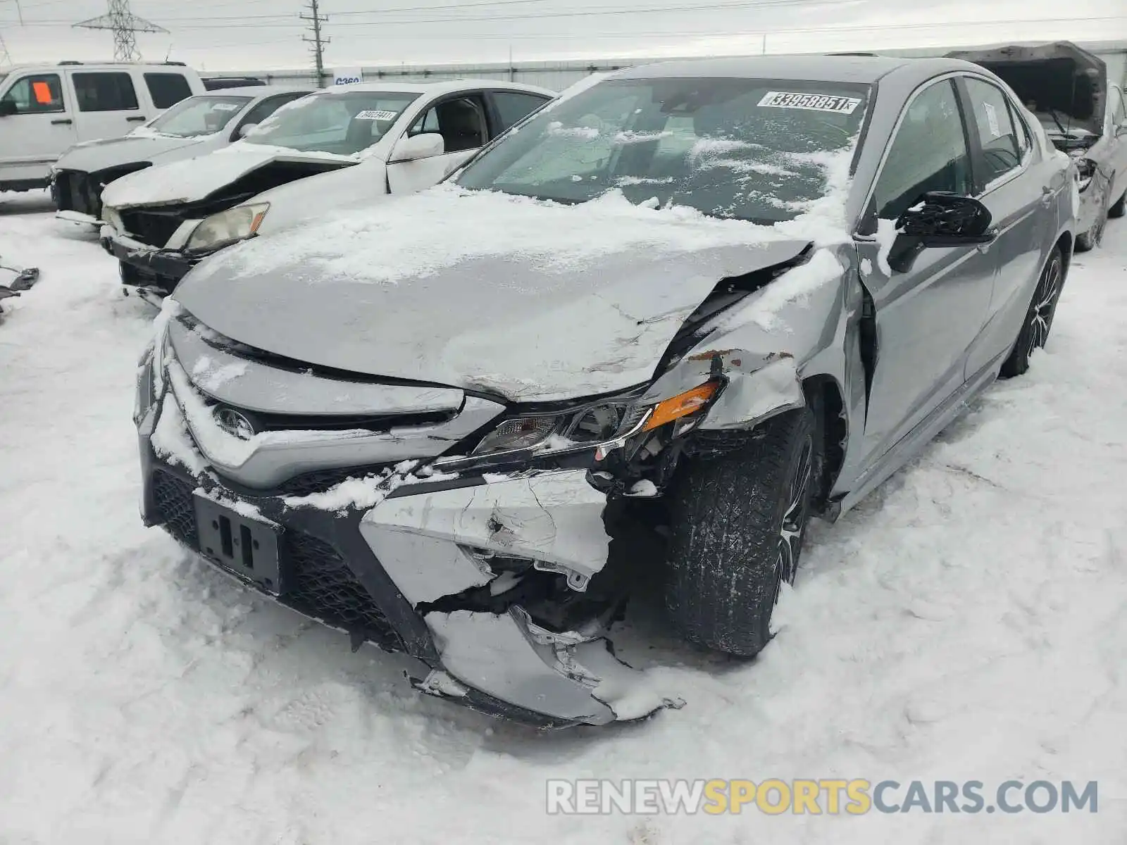 2 Photograph of a damaged car 4T1G11AKXLU345787 TOYOTA CAMRY 2020