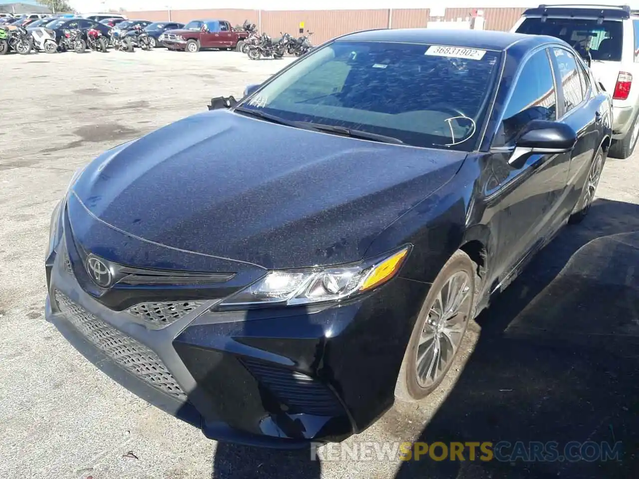 2 Photograph of a damaged car 4T1G11AKXLU354599 TOYOTA CAMRY 2020