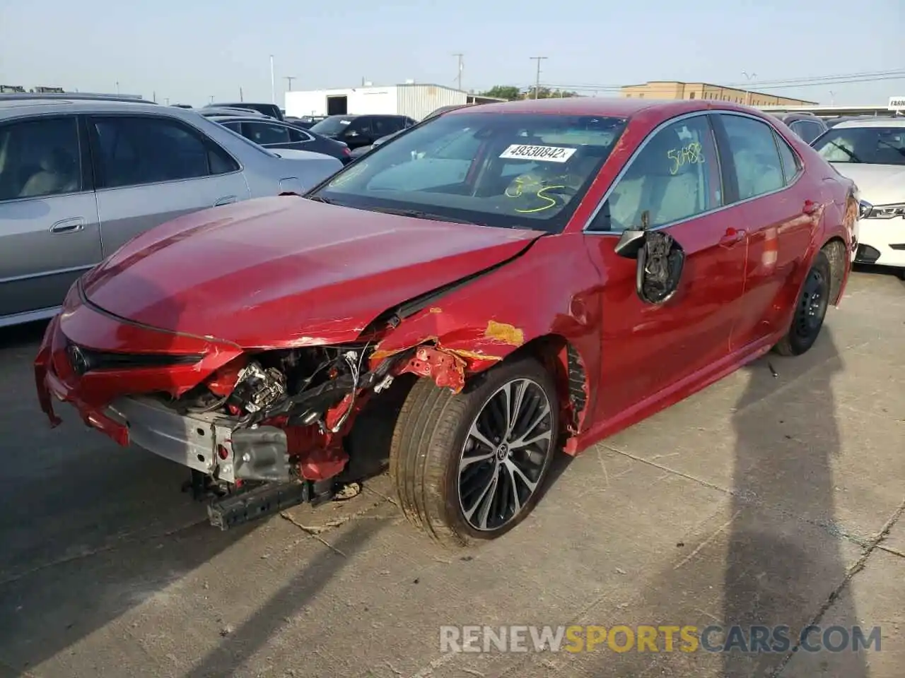 2 Photograph of a damaged car 4T1G11AKXLU360869 TOYOTA CAMRY 2020