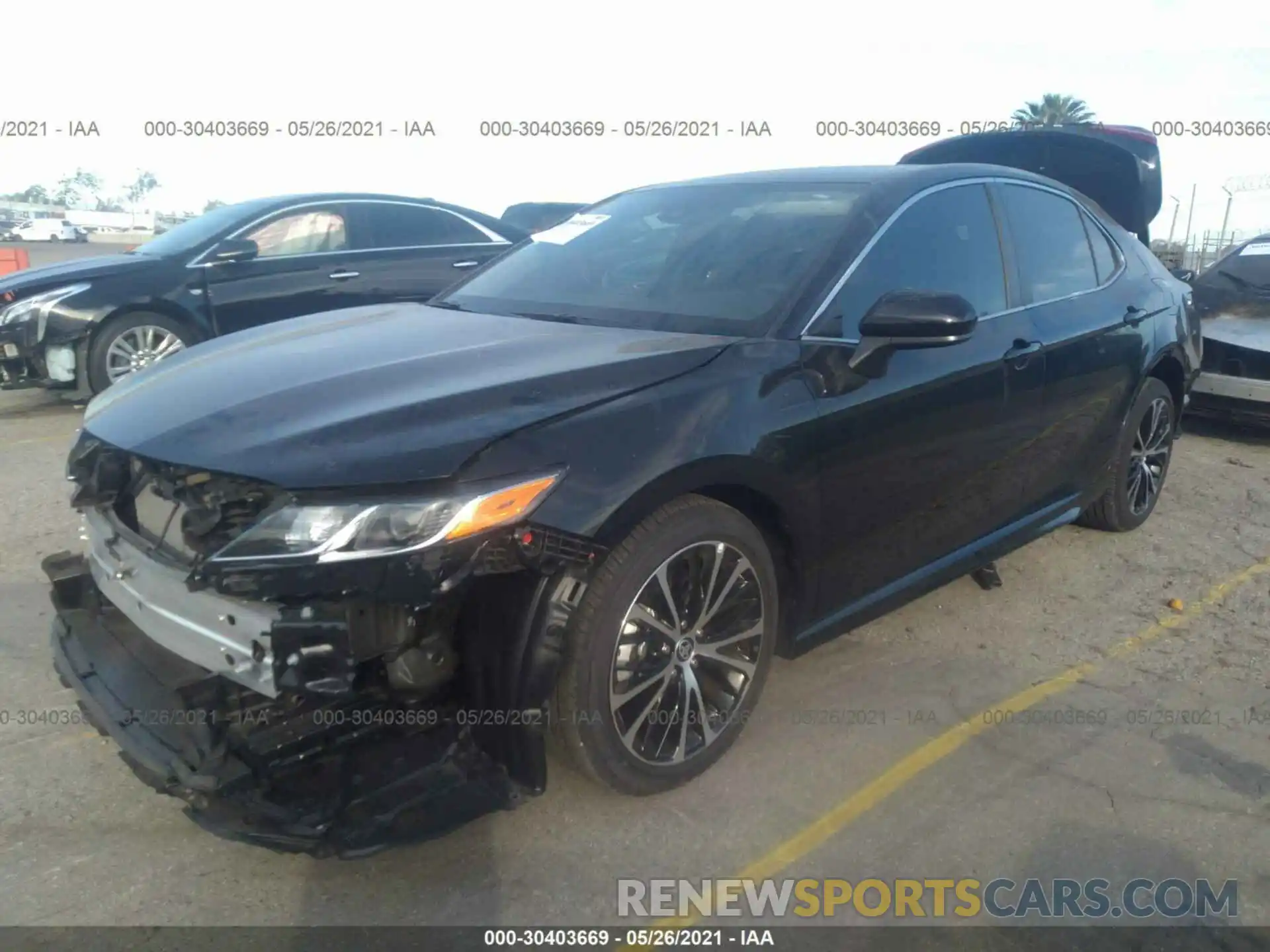 2 Photograph of a damaged car 4T1G11AKXLU362248 TOYOTA CAMRY 2020