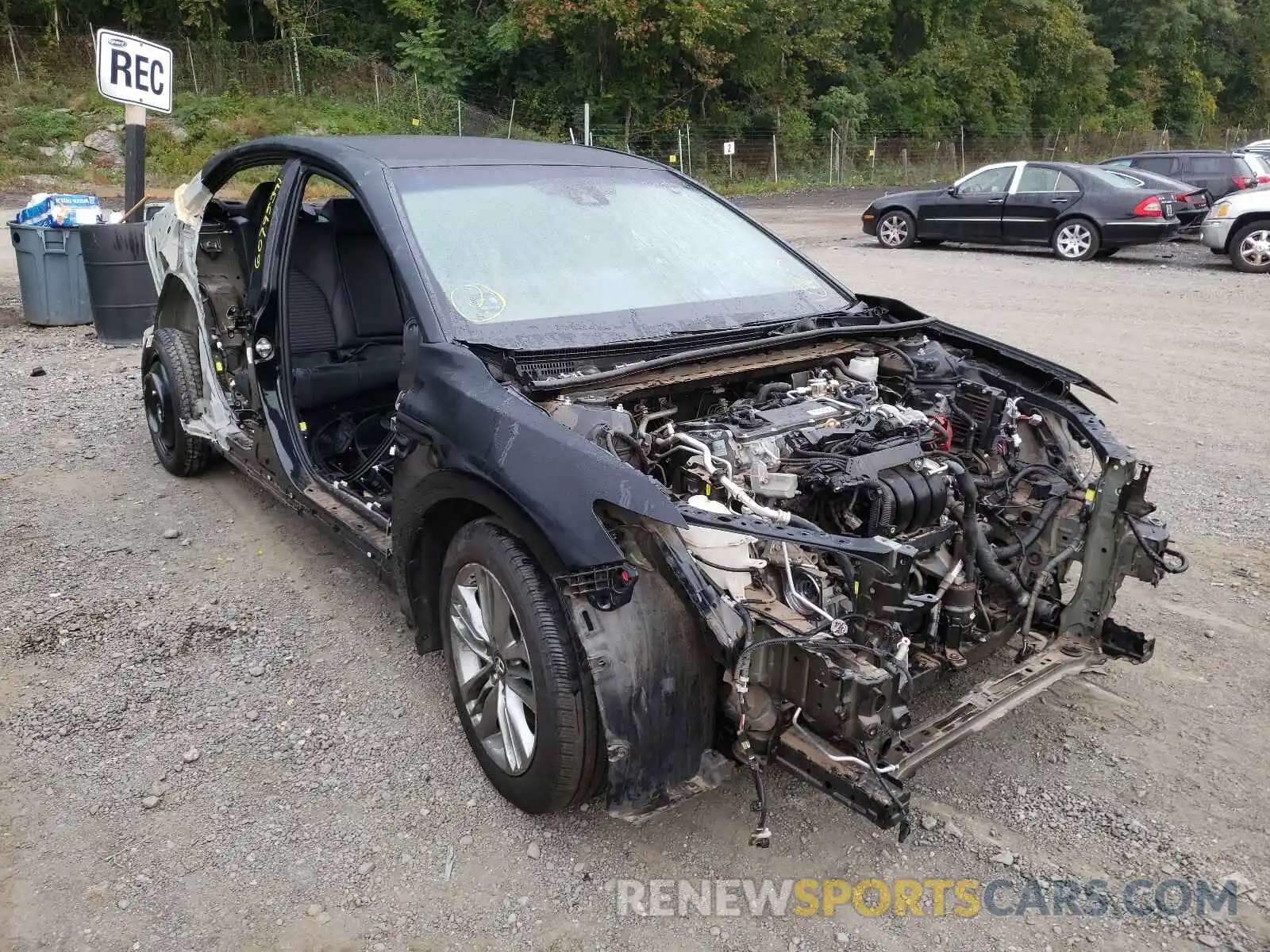 1 Photograph of a damaged car 4T1G11AKXLU364792 TOYOTA CAMRY 2020