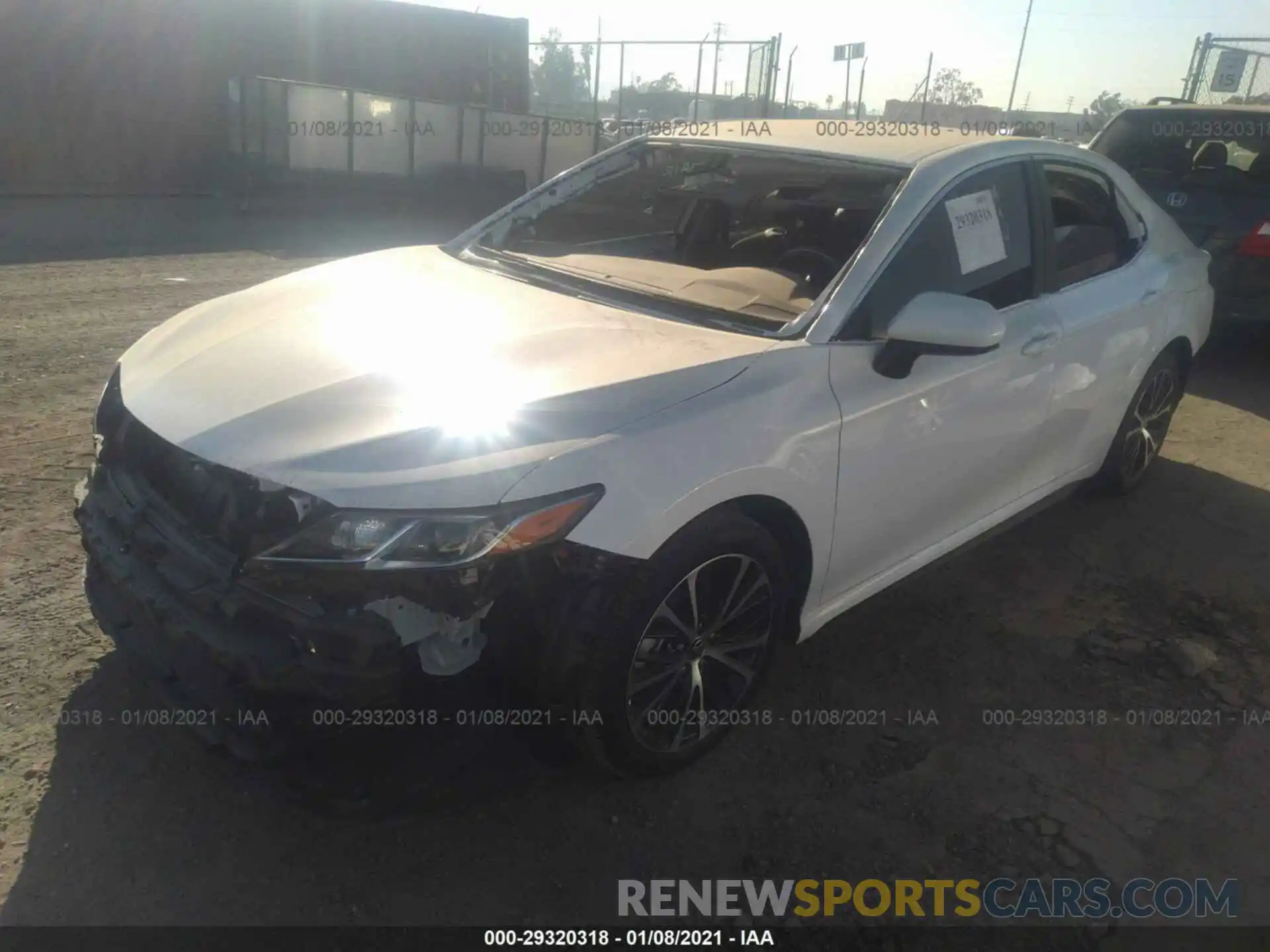 2 Photograph of a damaged car 4T1G11AKXLU367157 TOYOTA CAMRY 2020