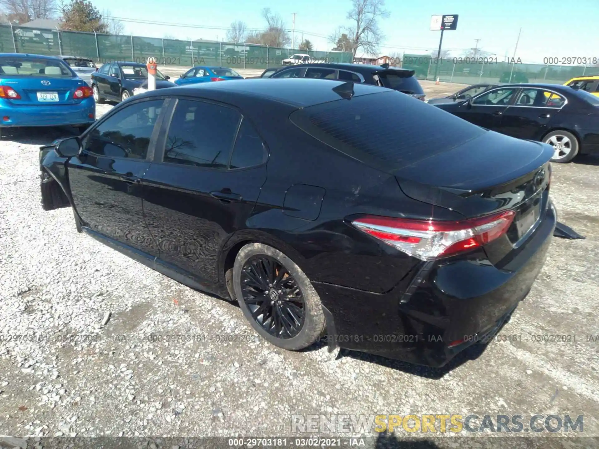 3 Photograph of a damaged car 4T1G11AKXLU376800 TOYOTA CAMRY 2020