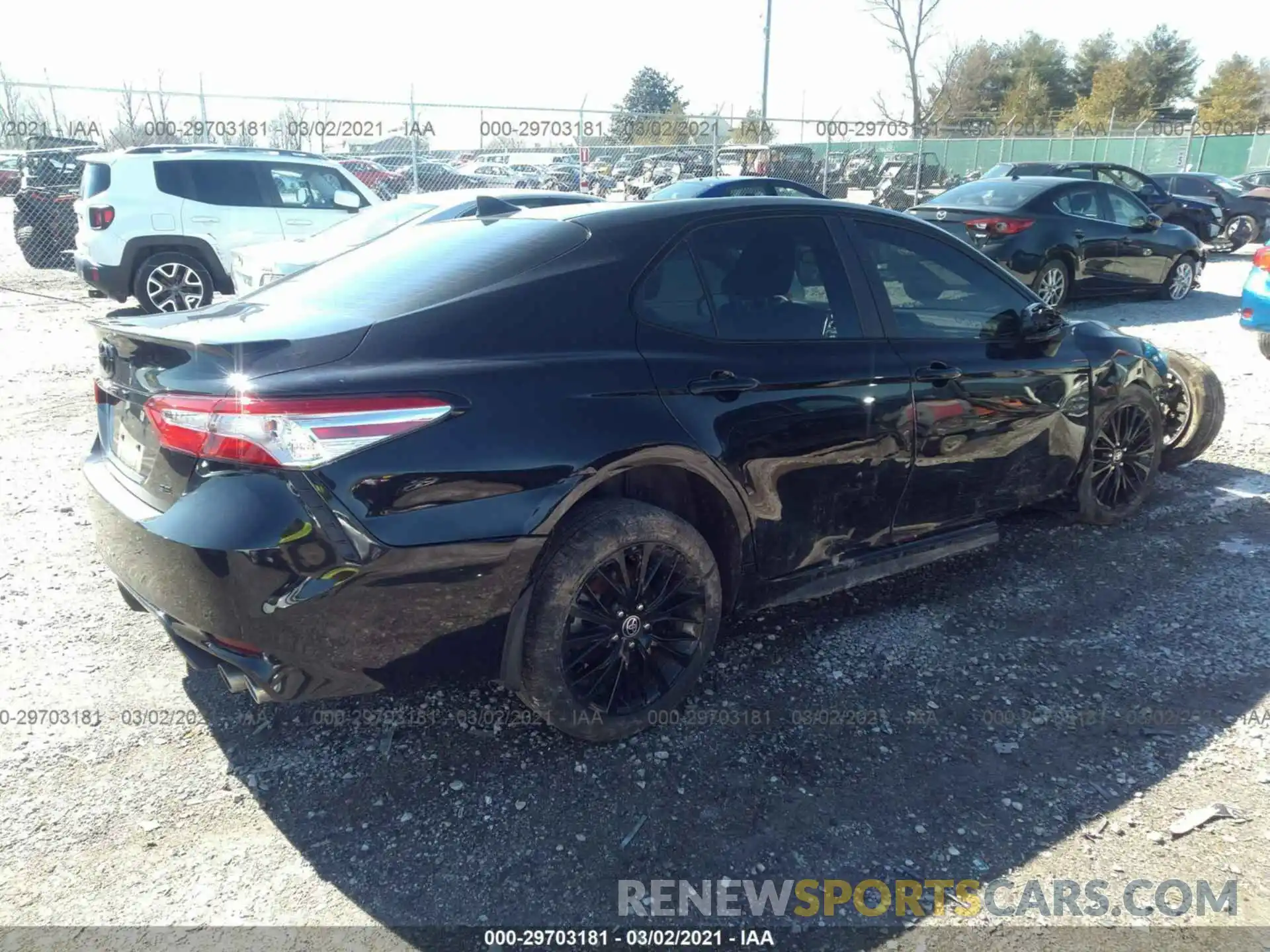 4 Photograph of a damaged car 4T1G11AKXLU376800 TOYOTA CAMRY 2020