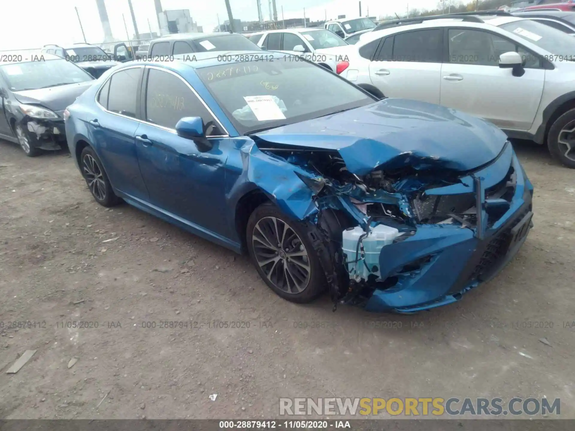 1 Photograph of a damaged car 4T1G11AKXLU377672 TOYOTA CAMRY 2020