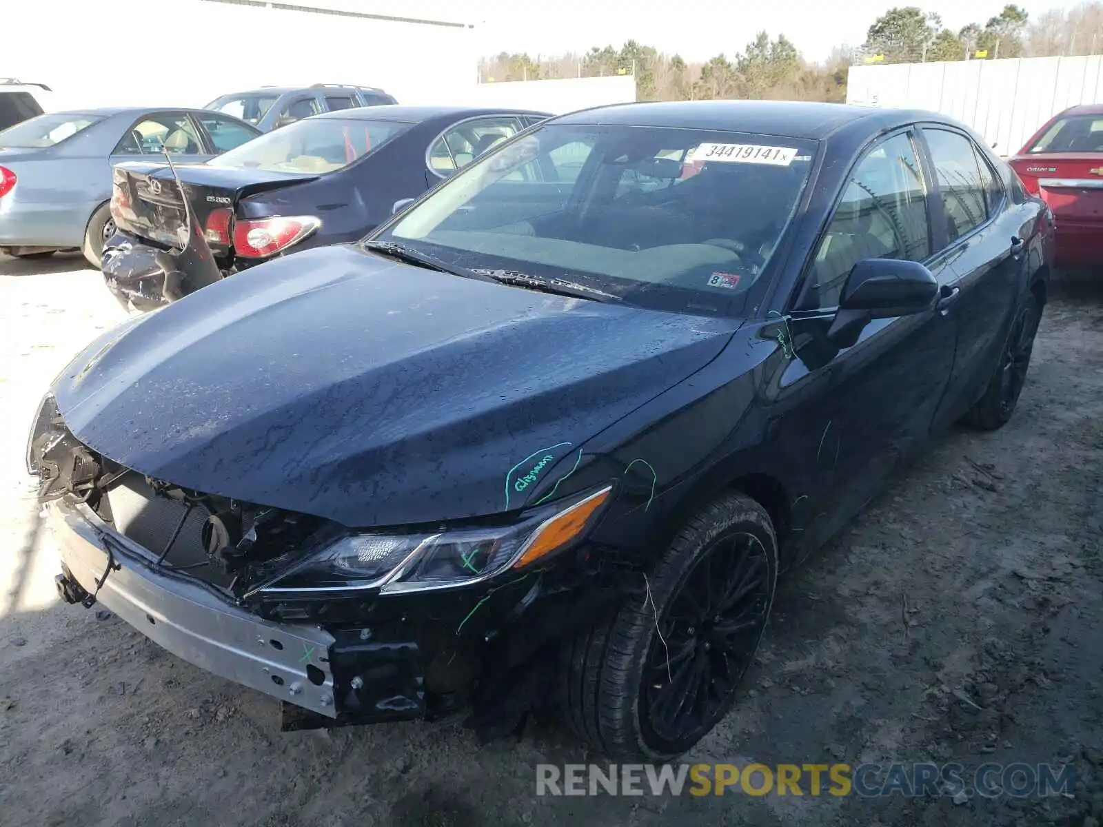 1 Photograph of a damaged car 4T1G11AKXLU379499 TOYOTA CAMRY 2020