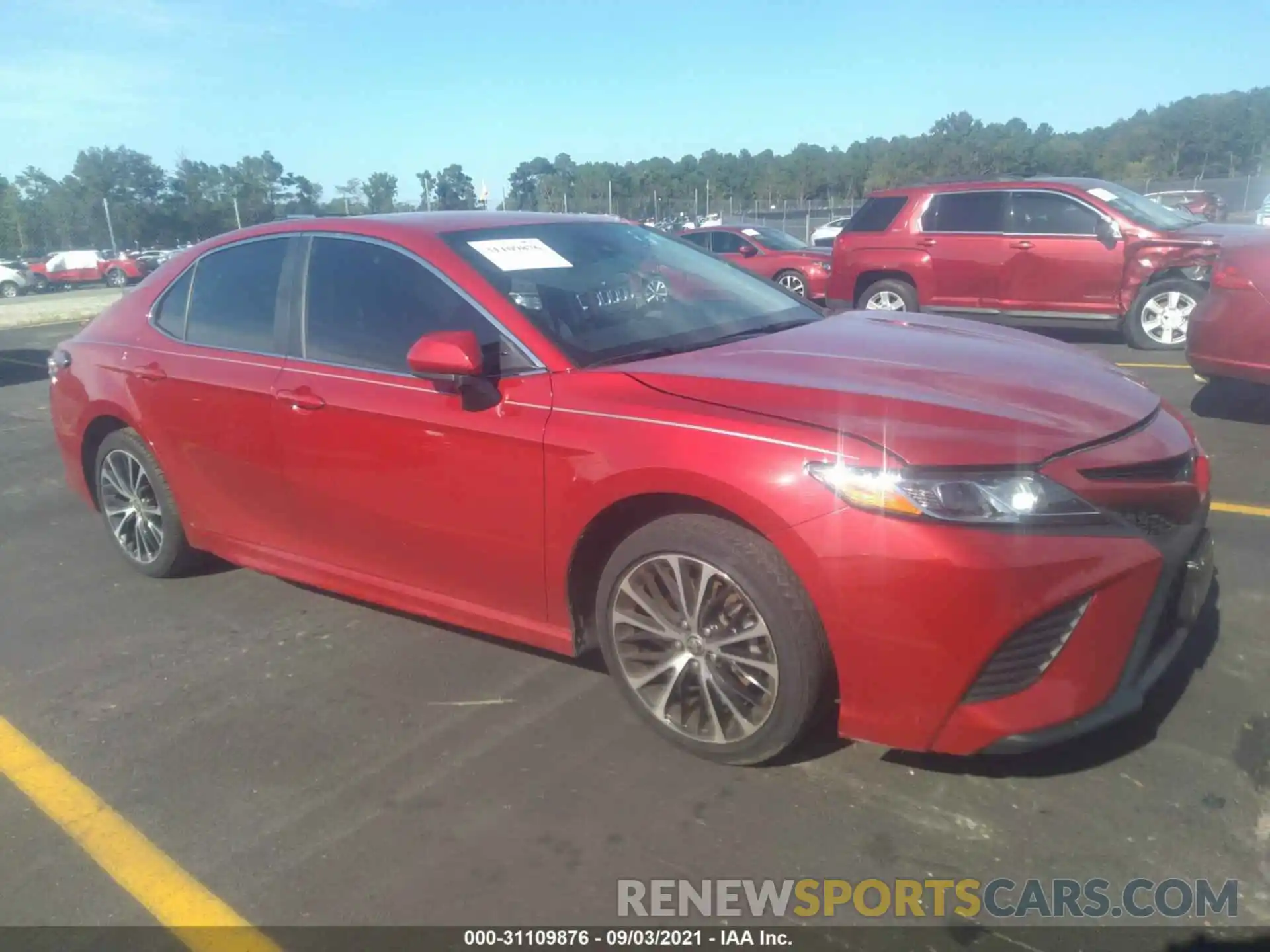 1 Photograph of a damaged car 4T1G11AKXLU383178 TOYOTA CAMRY 2020