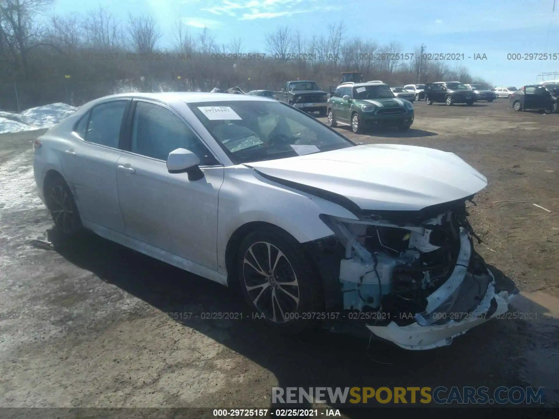 1 Photograph of a damaged car 4T1G11AKXLU384203 TOYOTA CAMRY 2020