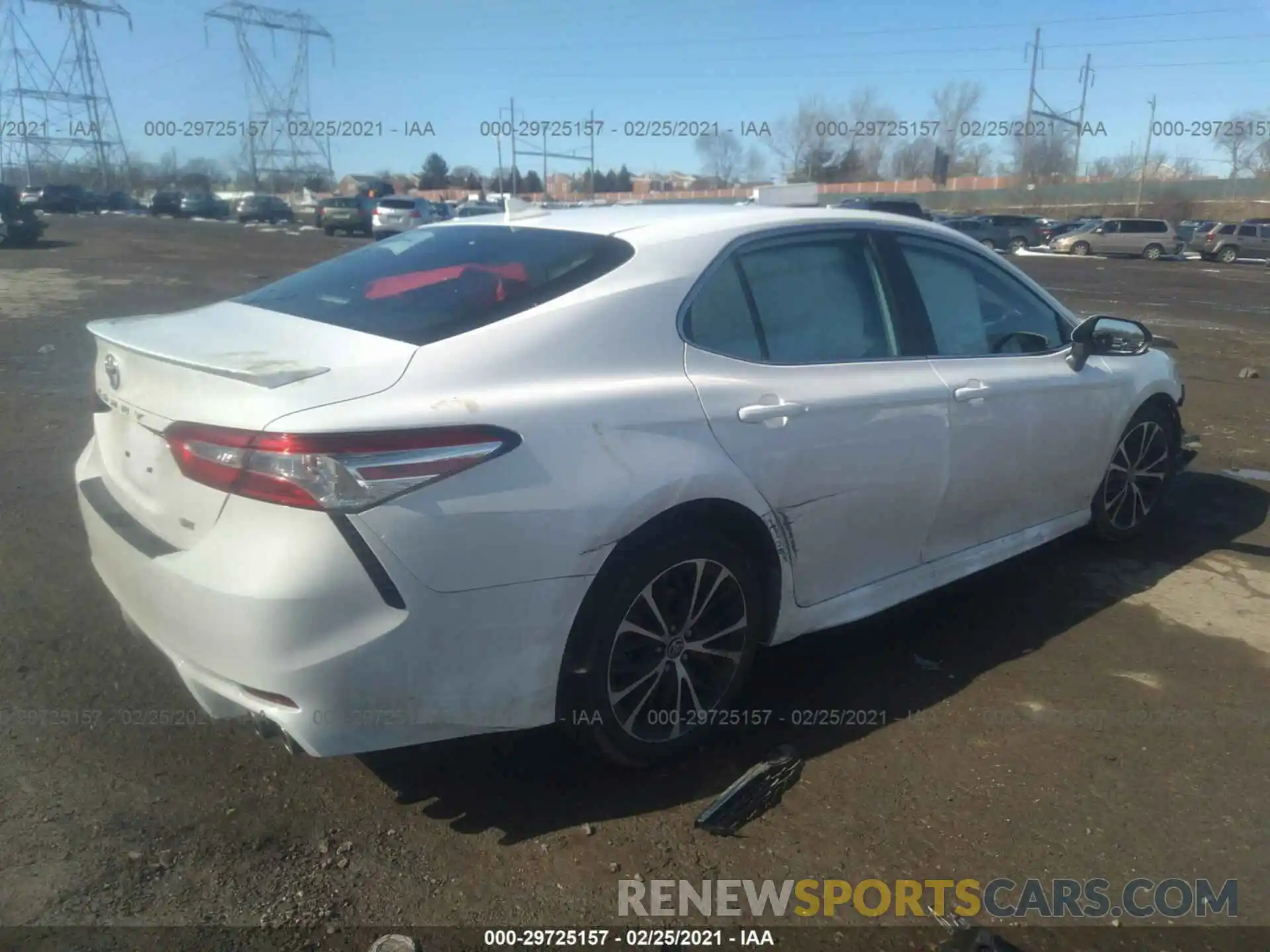 4 Photograph of a damaged car 4T1G11AKXLU384203 TOYOTA CAMRY 2020