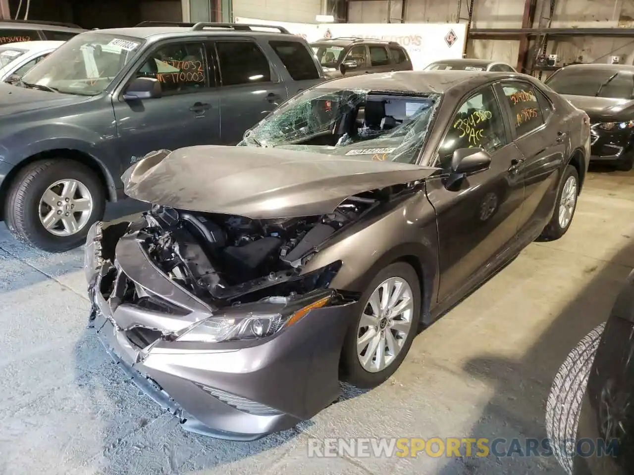 2 Photograph of a damaged car 4T1G11AKXLU384380 TOYOTA CAMRY 2020