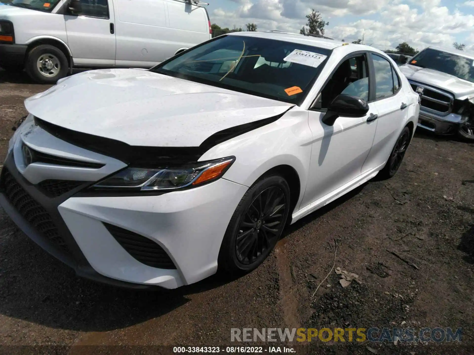 2 Photograph of a damaged car 4T1G11AKXLU387084 TOYOTA CAMRY 2020