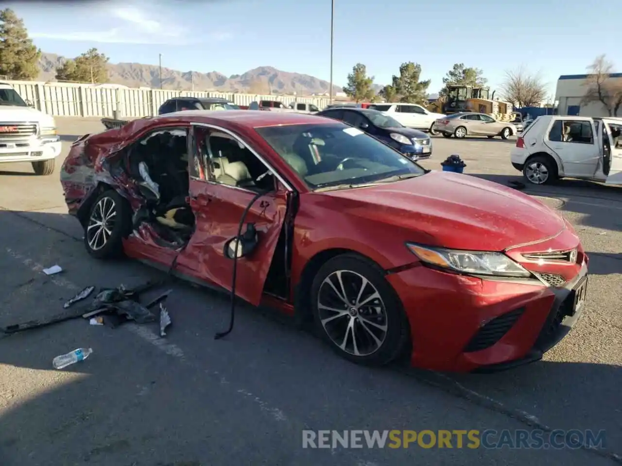 4 Photograph of a damaged car 4T1G11AKXLU391569 TOYOTA CAMRY 2020