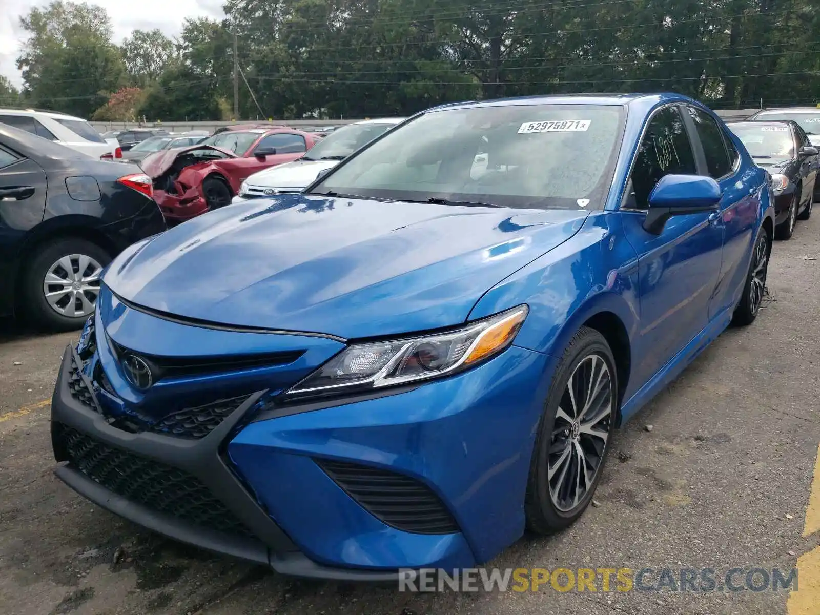 2 Photograph of a damaged car 4T1G11AKXLU395346 TOYOTA CAMRY 2020