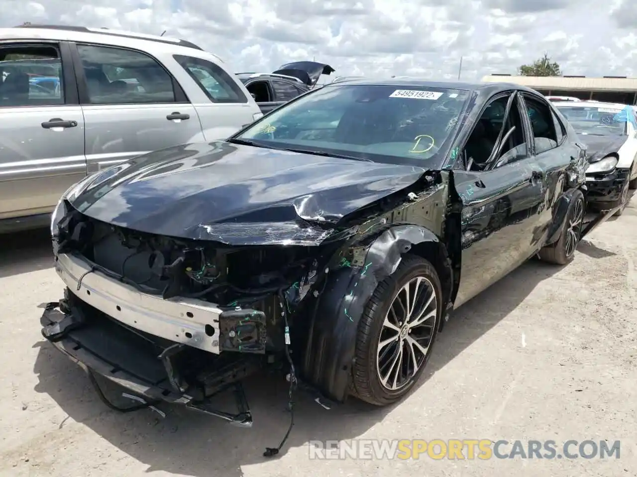 2 Photograph of a damaged car 4T1G11AKXLU506770 TOYOTA CAMRY 2020