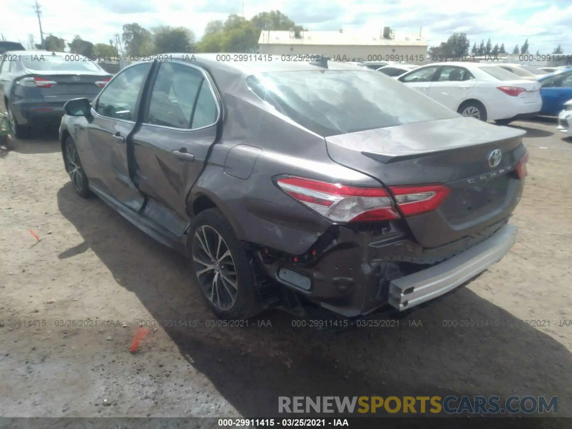 3 Photograph of a damaged car 4T1G11AKXLU867707 TOYOTA CAMRY 2020