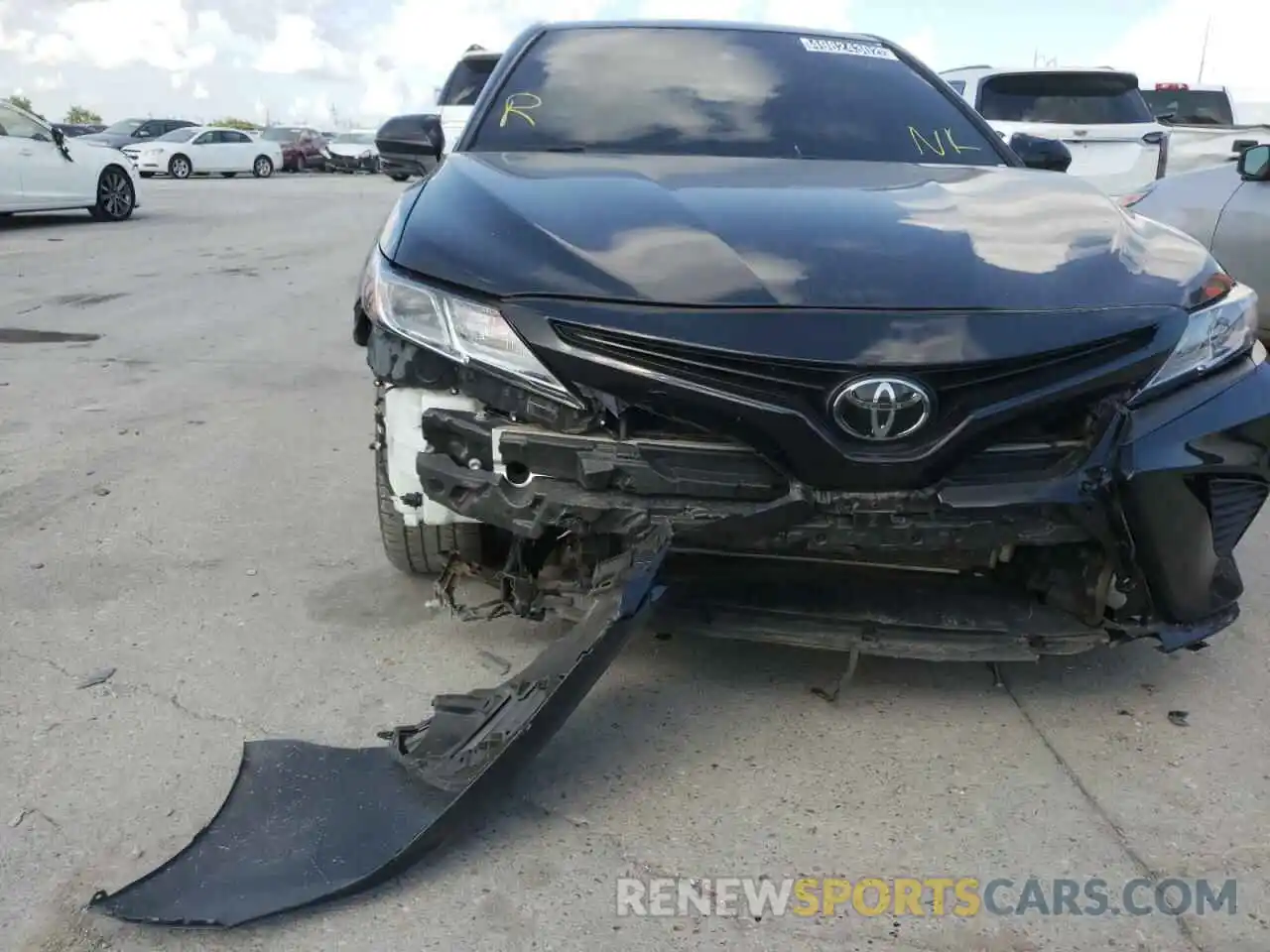 9 Photograph of a damaged car 4T1G11AKXLU873054 TOYOTA CAMRY 2020