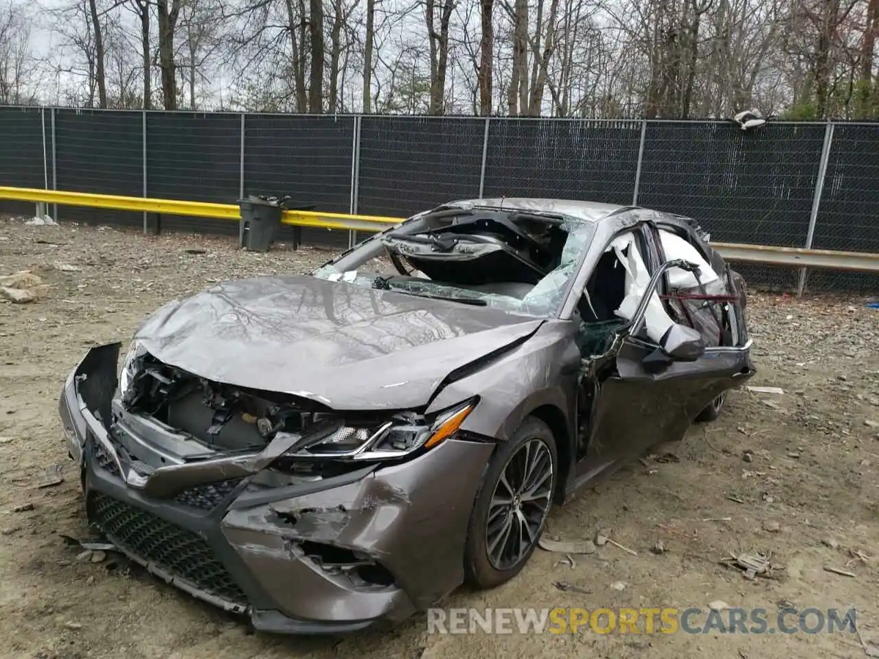 2 Photograph of a damaged car 4T1G11AKXLU873944 TOYOTA CAMRY 2020