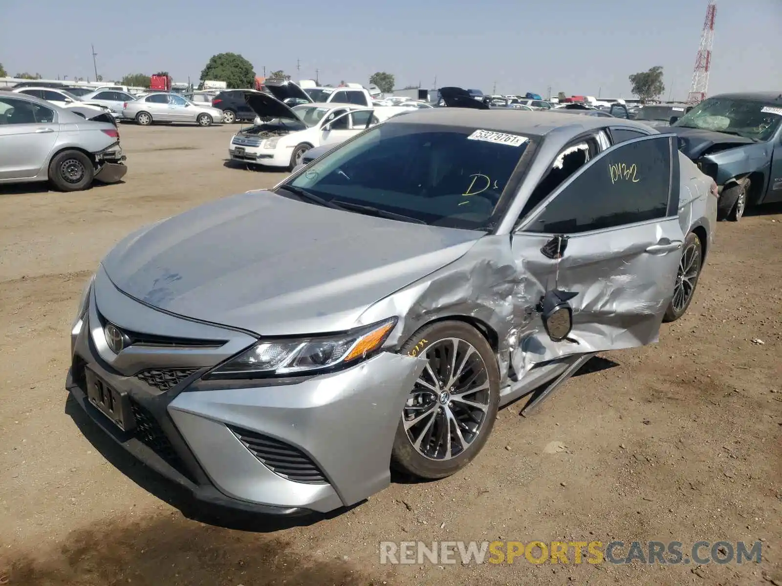 2 Photograph of a damaged car 4T1G11AKXLU875872 TOYOTA CAMRY 2020