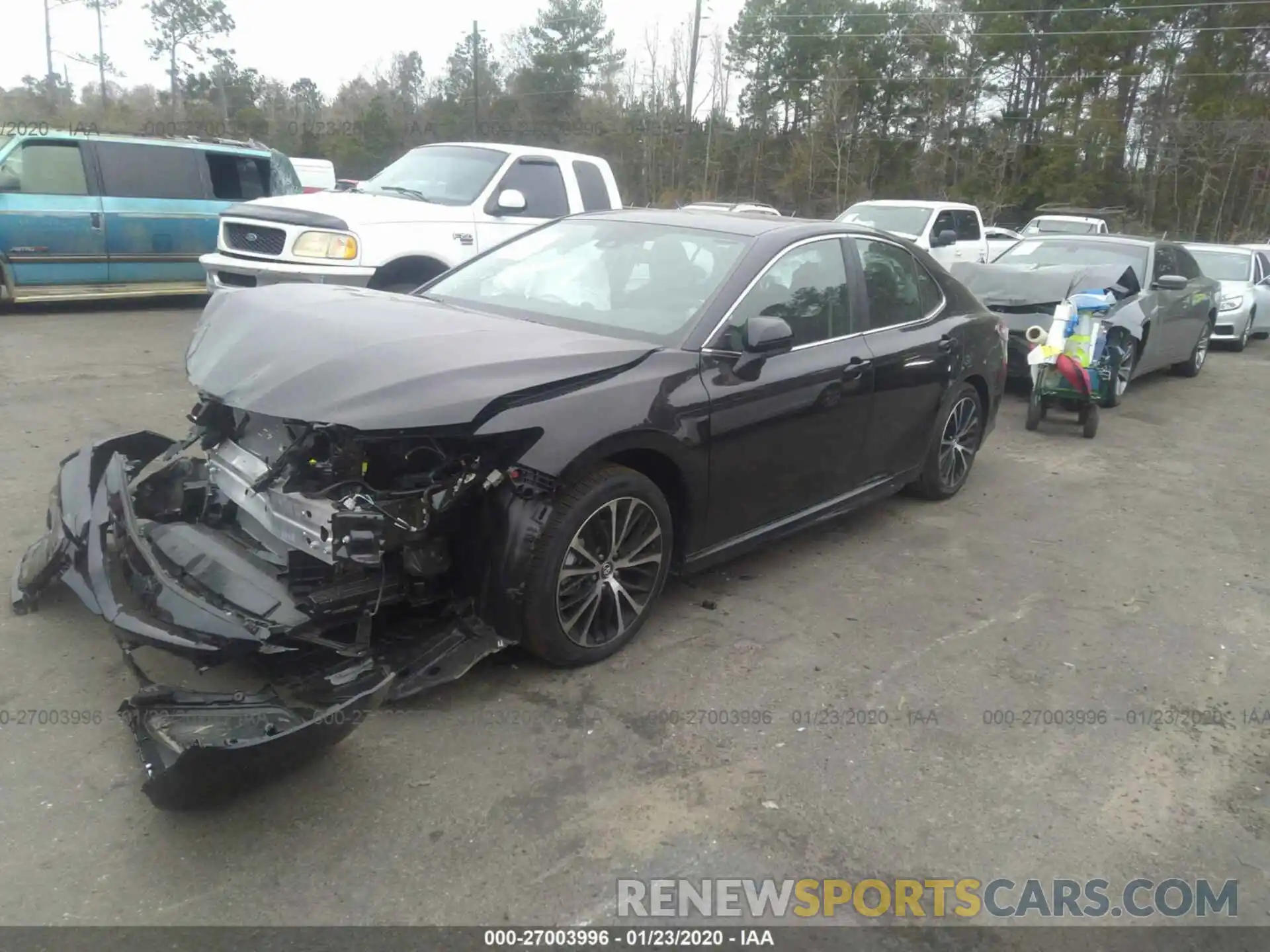 2 Photograph of a damaged car 4T1G11AKXLU876987 TOYOTA CAMRY 2020