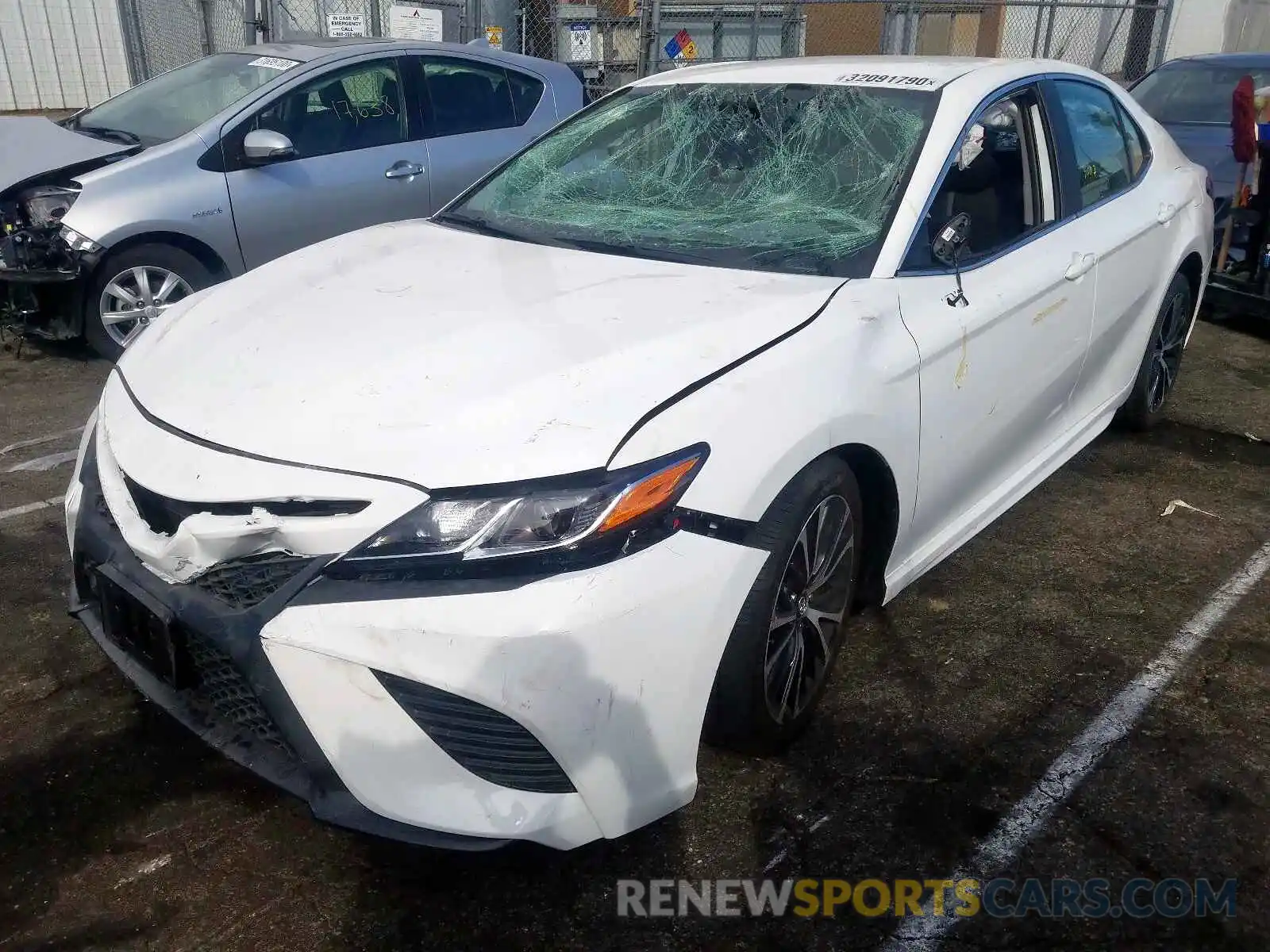 2 Photograph of a damaged car 4T1G11AKXLU887987 TOYOTA CAMRY 2020