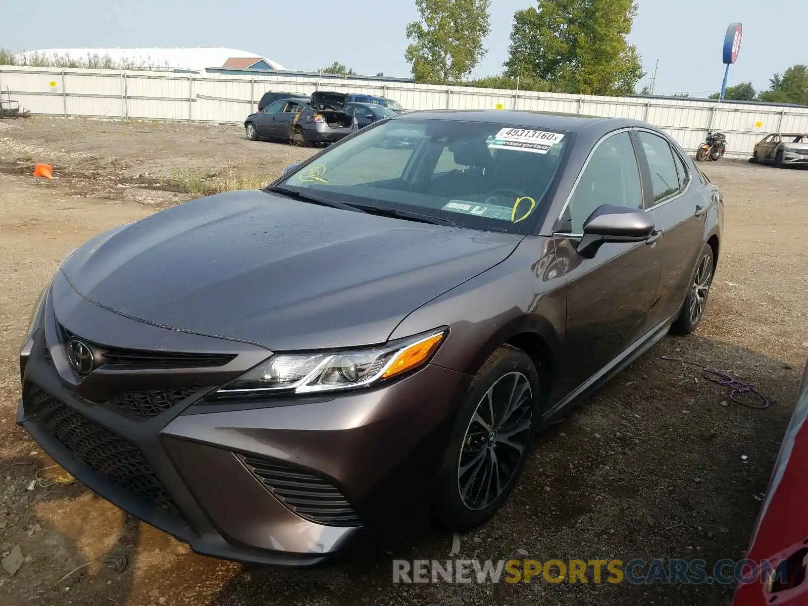 2 Photograph of a damaged car 4T1G11AKXLU889836 TOYOTA CAMRY 2020