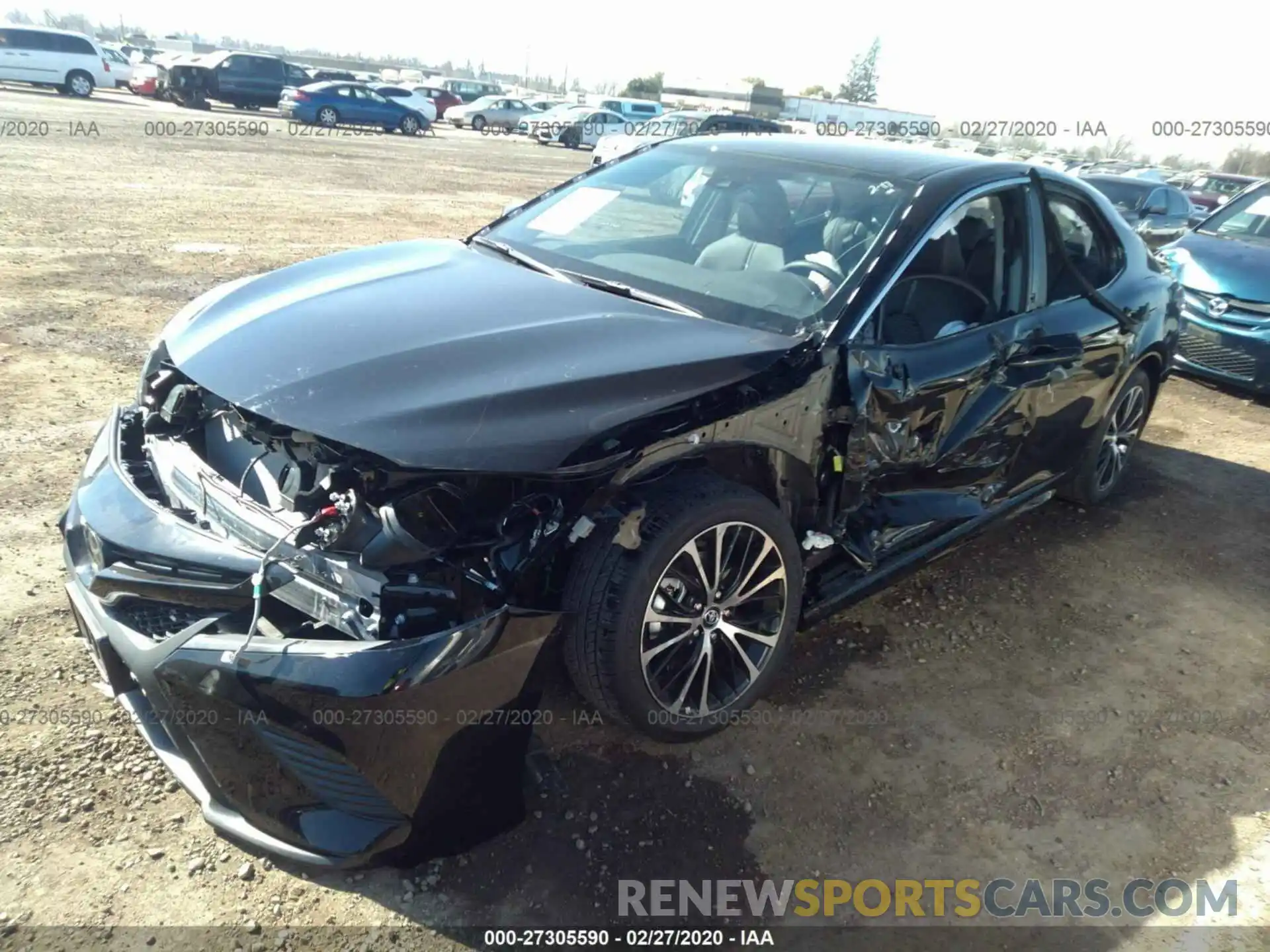 2 Photograph of a damaged car 4T1G11AKXLU900155 TOYOTA CAMRY 2020