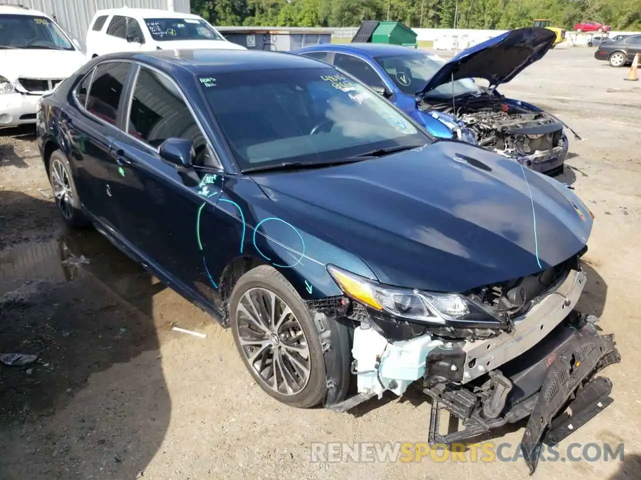 1 Photograph of a damaged car 4T1G11AKXLU902097 TOYOTA CAMRY 2020