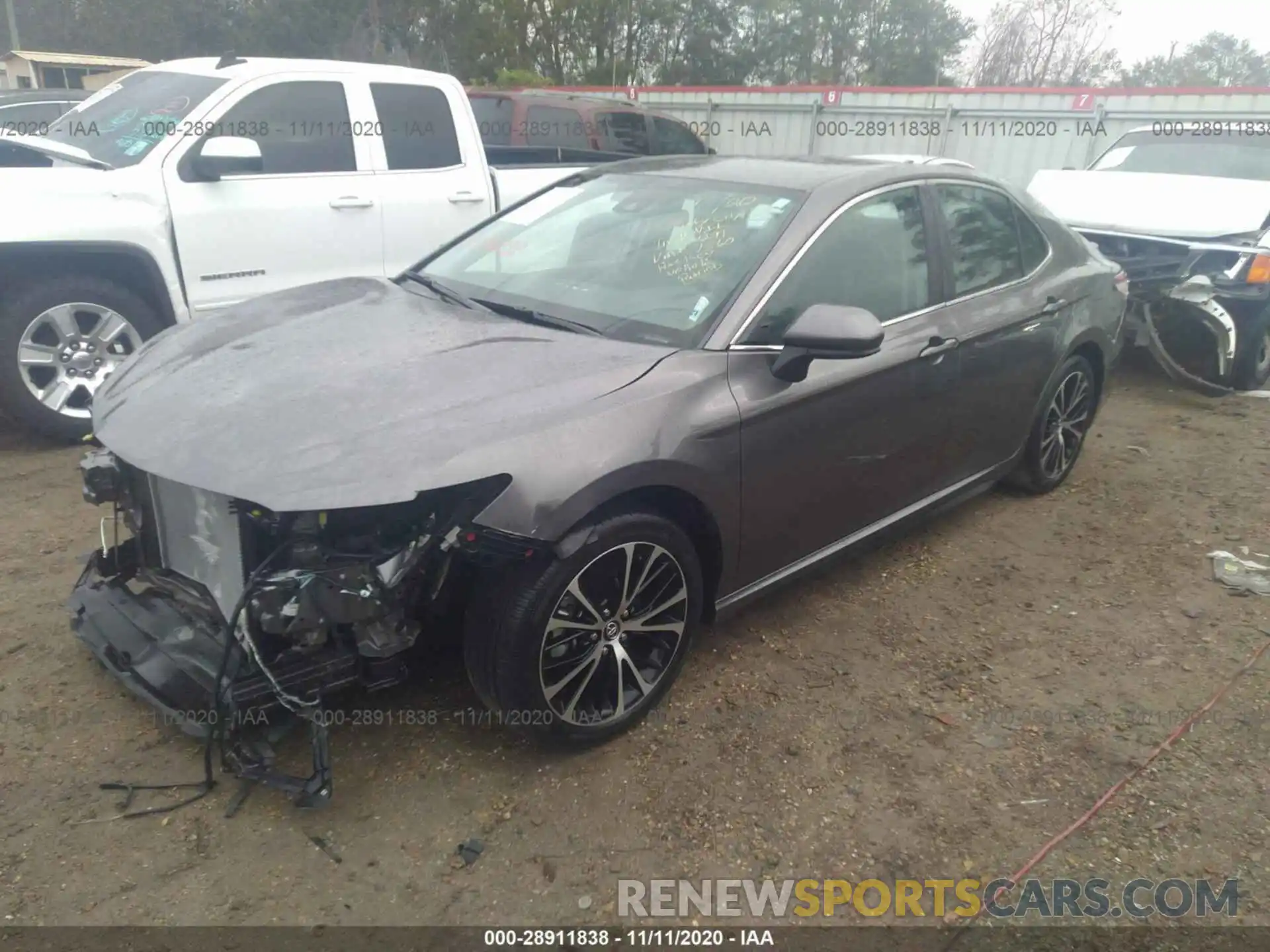 2 Photograph of a damaged car 4T1G11AKXLU907560 TOYOTA CAMRY 2020