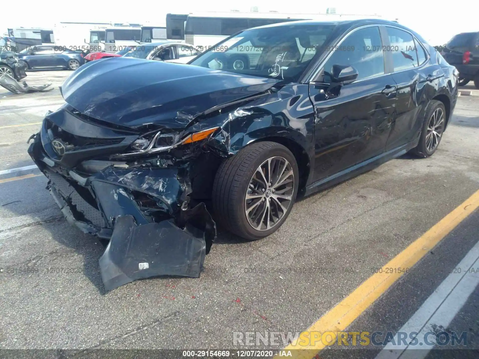 2 Photograph of a damaged car 4T1G11AKXLU910037 TOYOTA CAMRY 2020