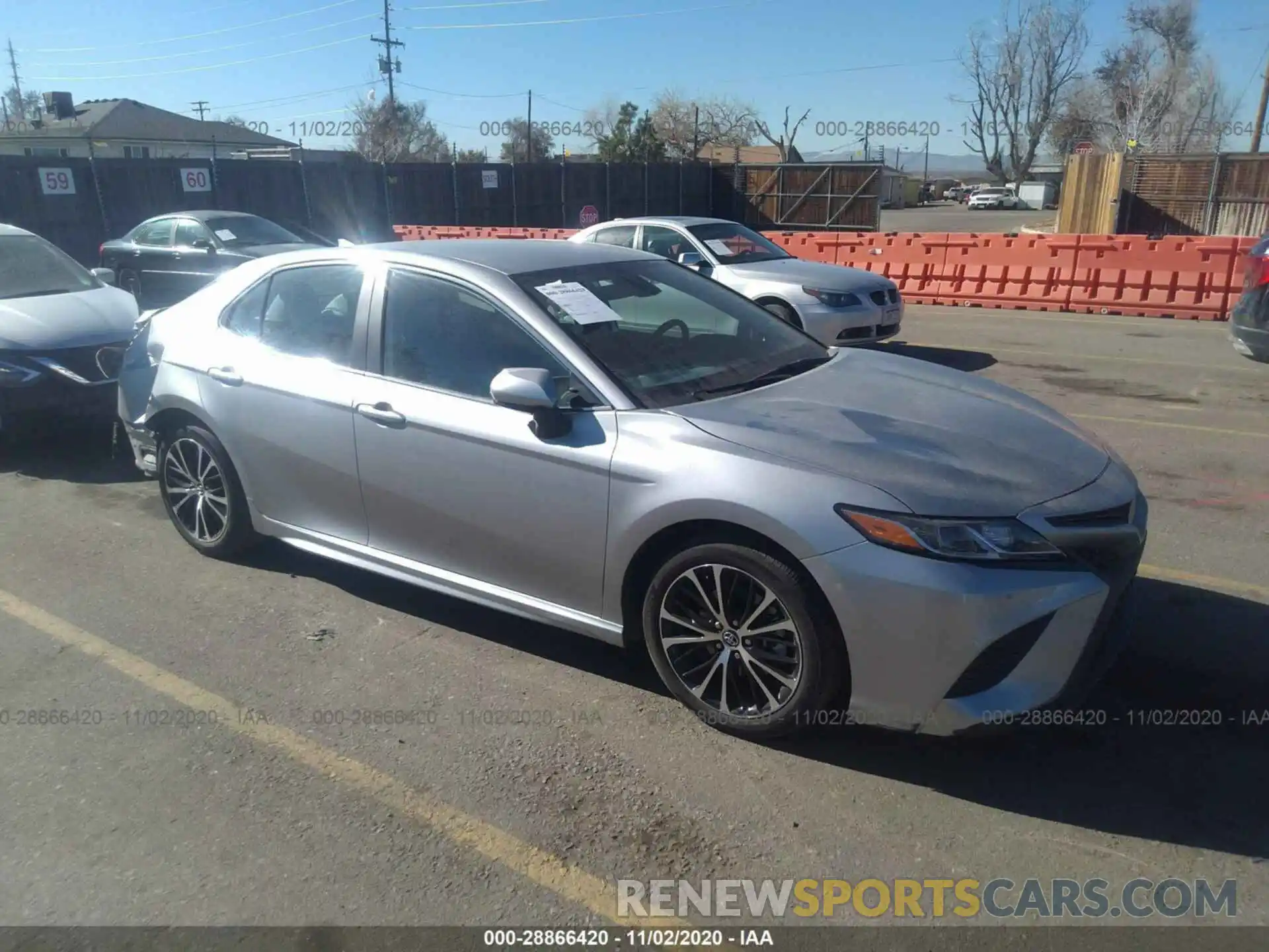 1 Photograph of a damaged car 4T1G11AKXLU910507 TOYOTA CAMRY 2020