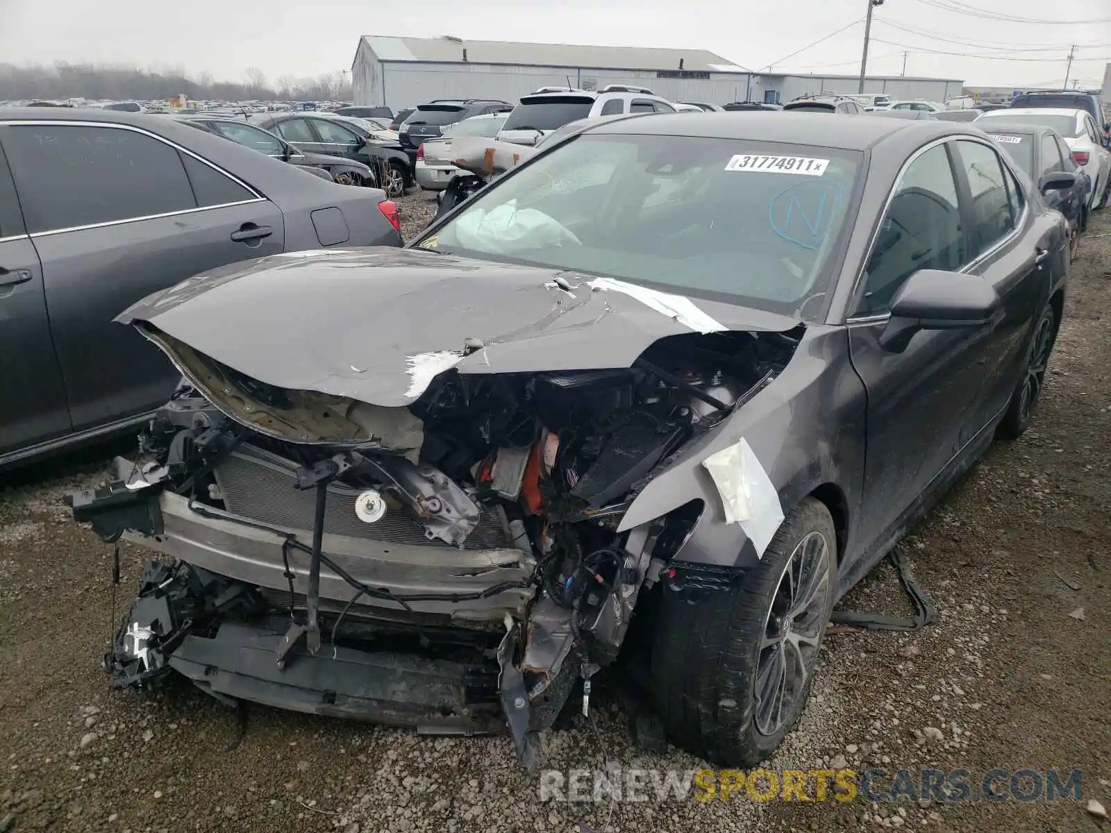 2 Photograph of a damaged car 4T1G11AKXLU911026 TOYOTA CAMRY 2020