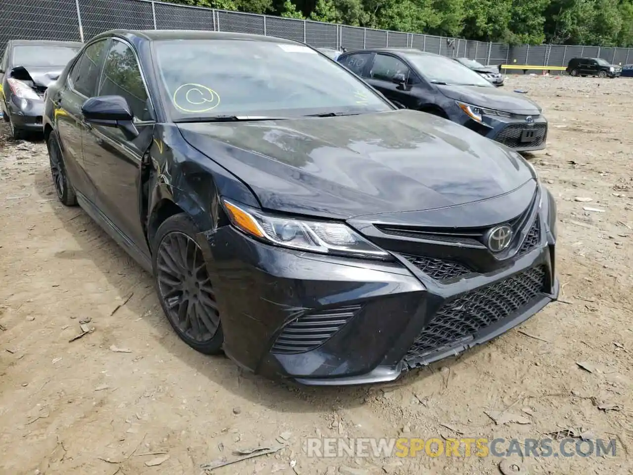 1 Photograph of a damaged car 4T1G11AKXLU911172 TOYOTA CAMRY 2020