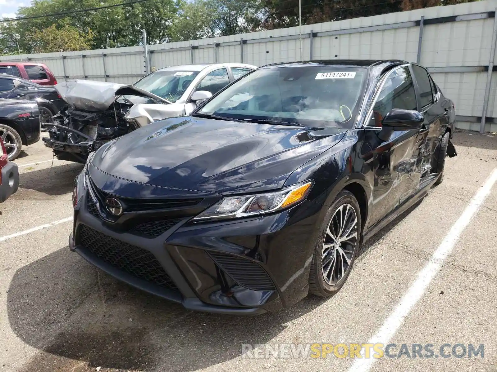 2 Photograph of a damaged car 4T1G11AKXLU911317 TOYOTA CAMRY 2020