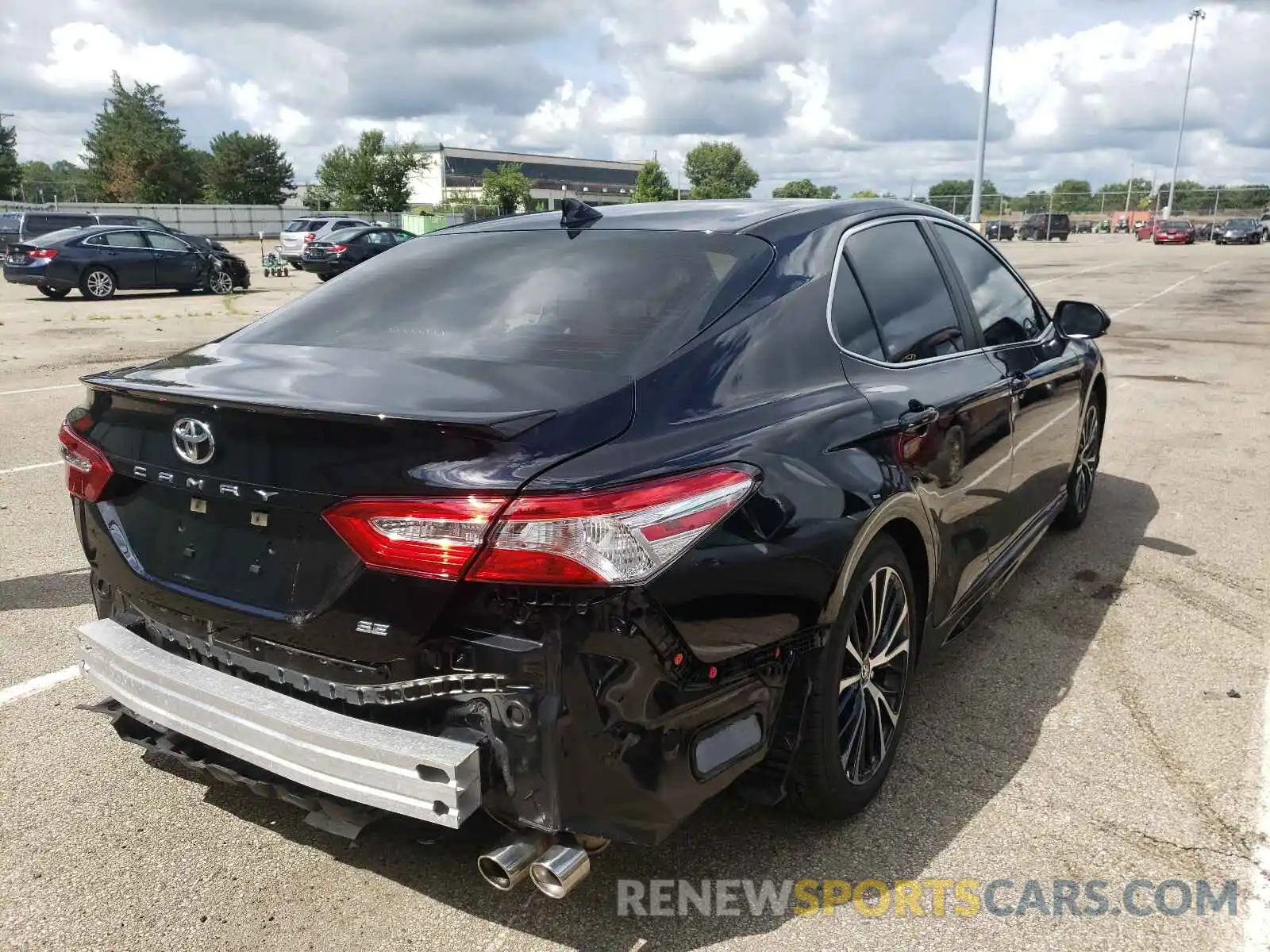 4 Photograph of a damaged car 4T1G11AKXLU911317 TOYOTA CAMRY 2020