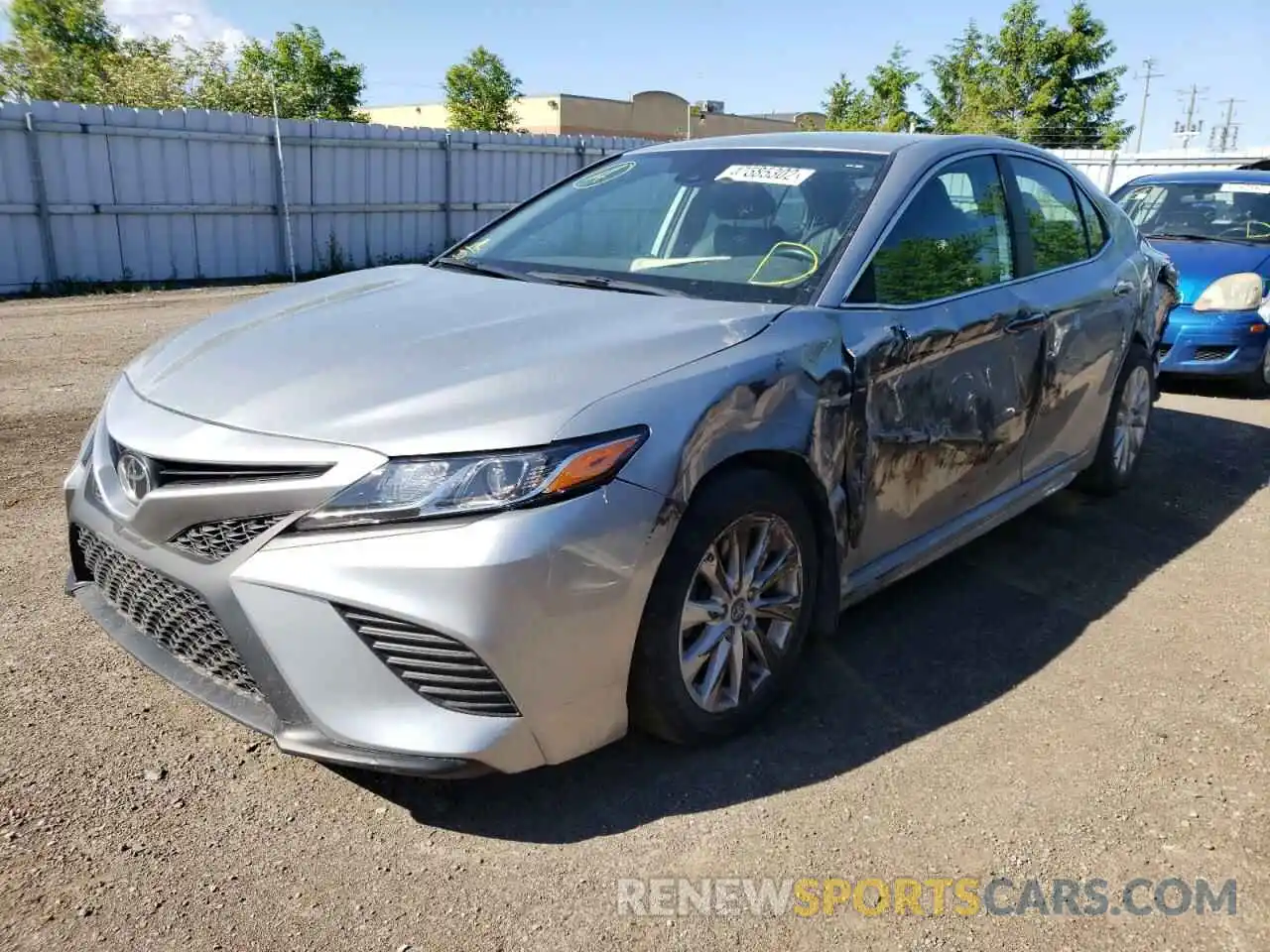 2 Photograph of a damaged car 4T1G11AKXLU914055 TOYOTA CAMRY 2020