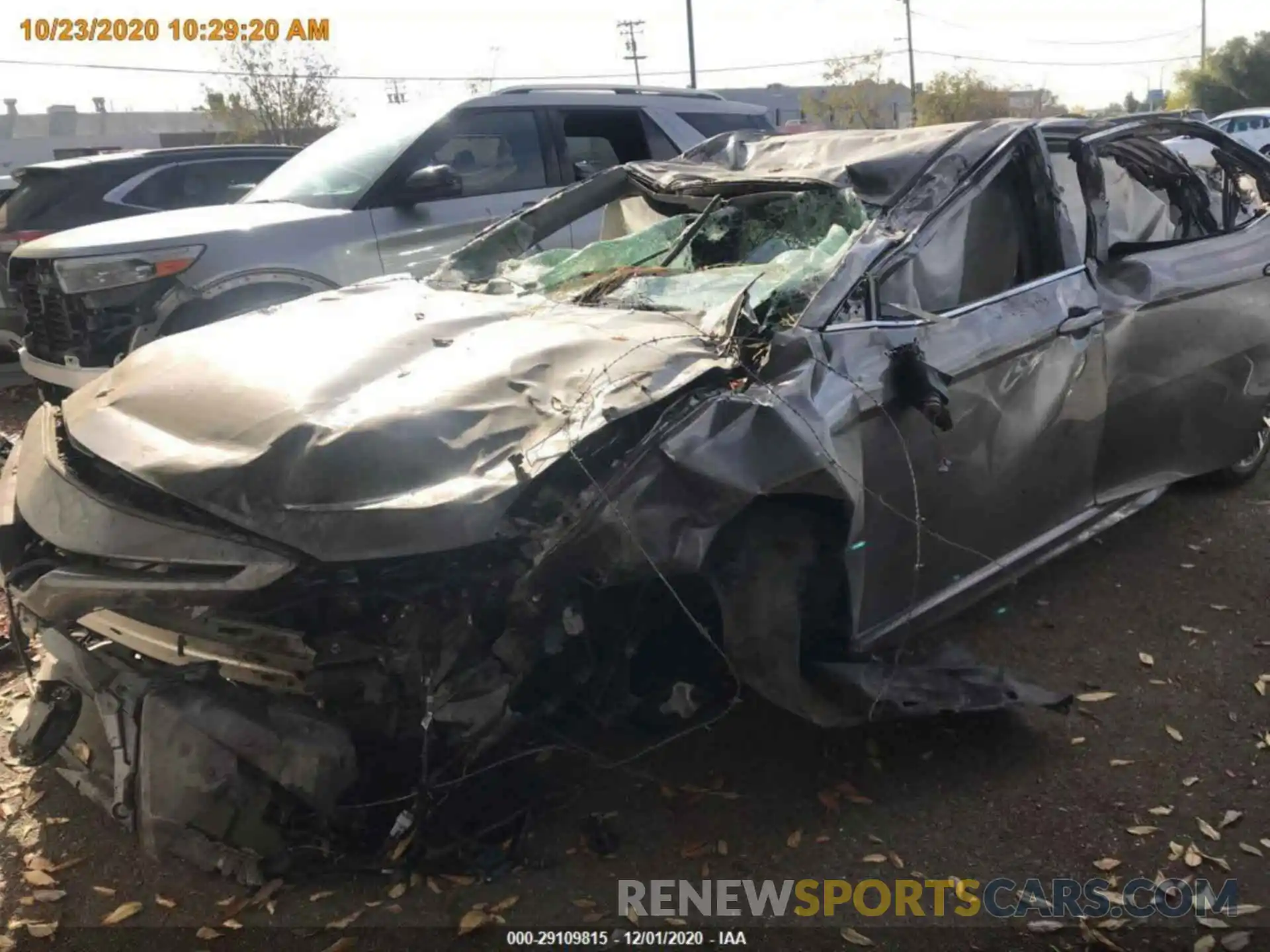 12 Photograph of a damaged car 4T1G11AKXLU915061 TOYOTA CAMRY 2020