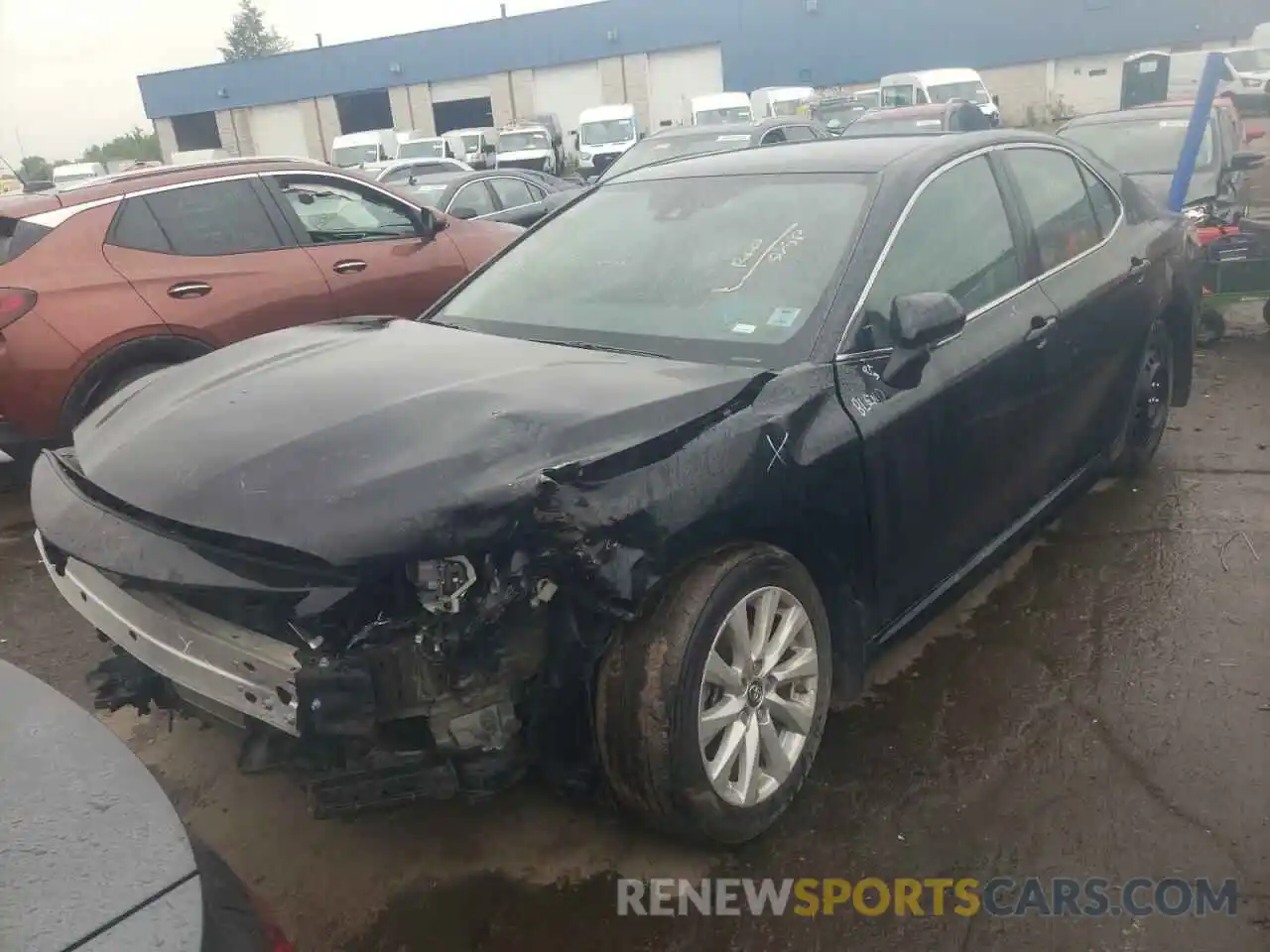 2 Photograph of a damaged car 4T1G11AKXLU921555 TOYOTA CAMRY 2020