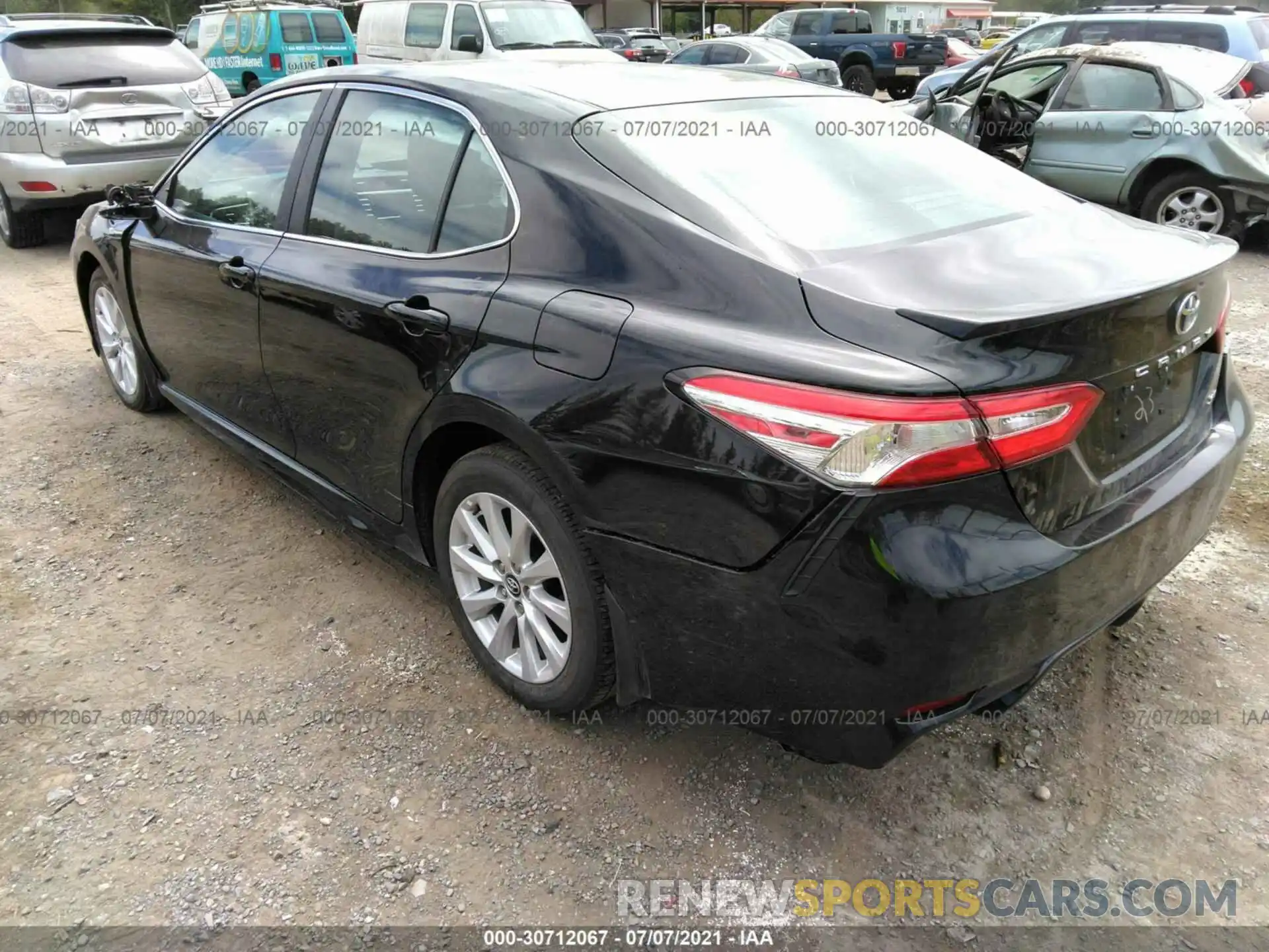 3 Photograph of a damaged car 4T1G11AKXLU922107 TOYOTA CAMRY 2020