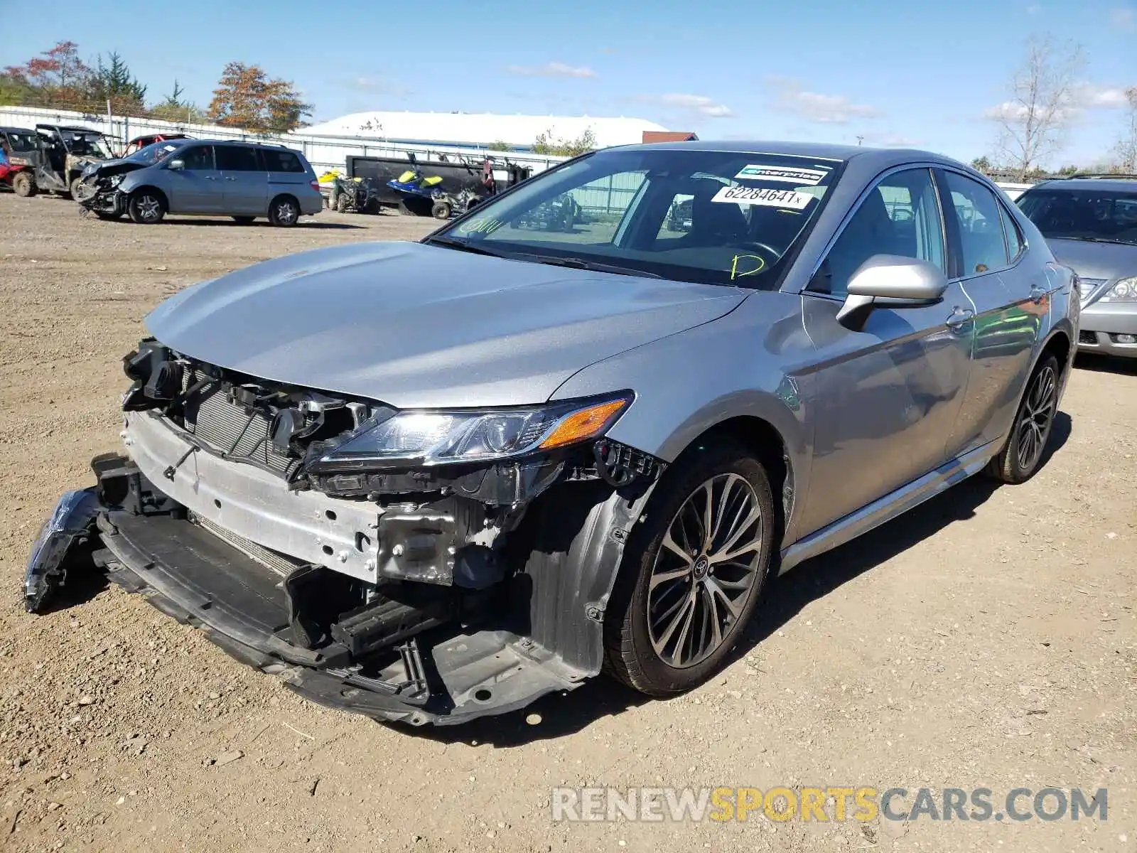 2 Photograph of a damaged car 4T1G11AKXLU924777 TOYOTA CAMRY 2020