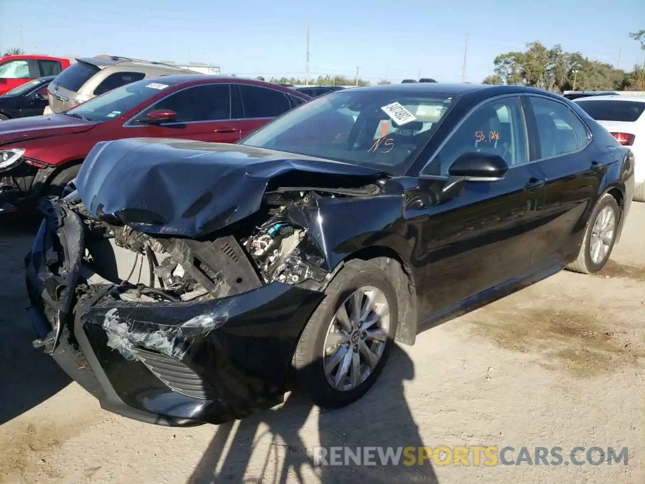 2 Photograph of a damaged car 4T1G11AKXLU925797 TOYOTA CAMRY 2020