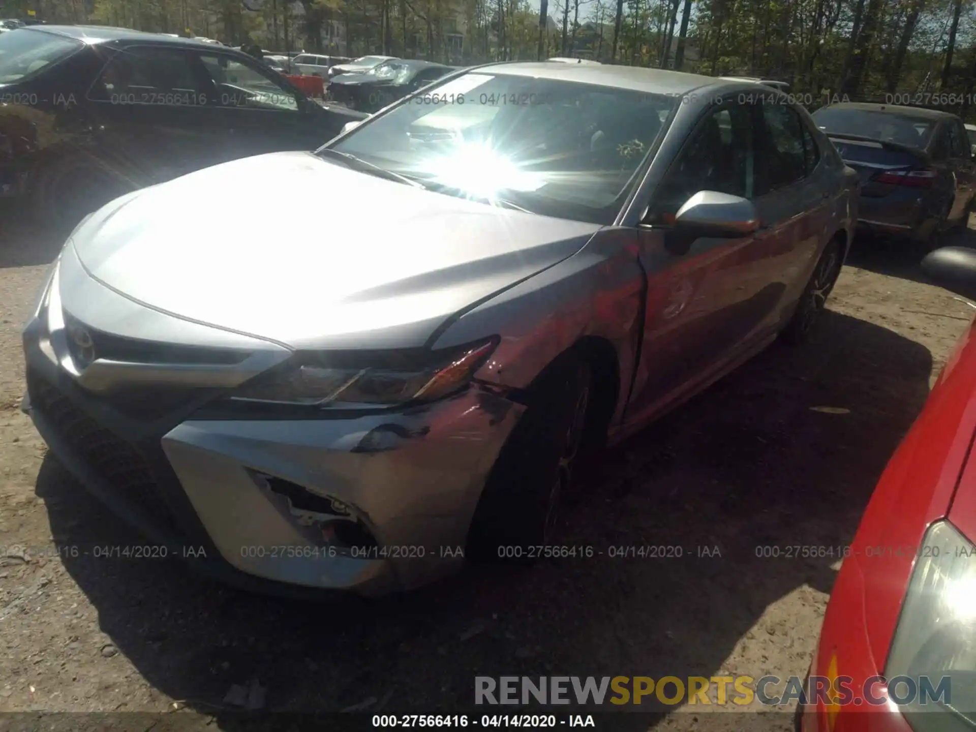 2 Photograph of a damaged car 4T1G11AKXLU930689 TOYOTA CAMRY 2020