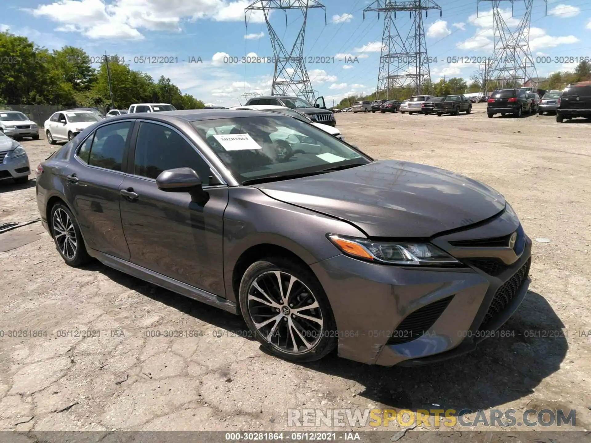 1 Photograph of a damaged car 4T1G11AKXLU938212 TOYOTA CAMRY 2020