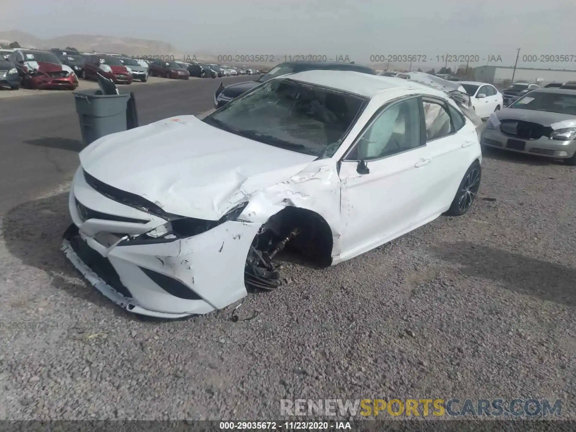 2 Photograph of a damaged car 4T1G11AKXLU940512 TOYOTA CAMRY 2020