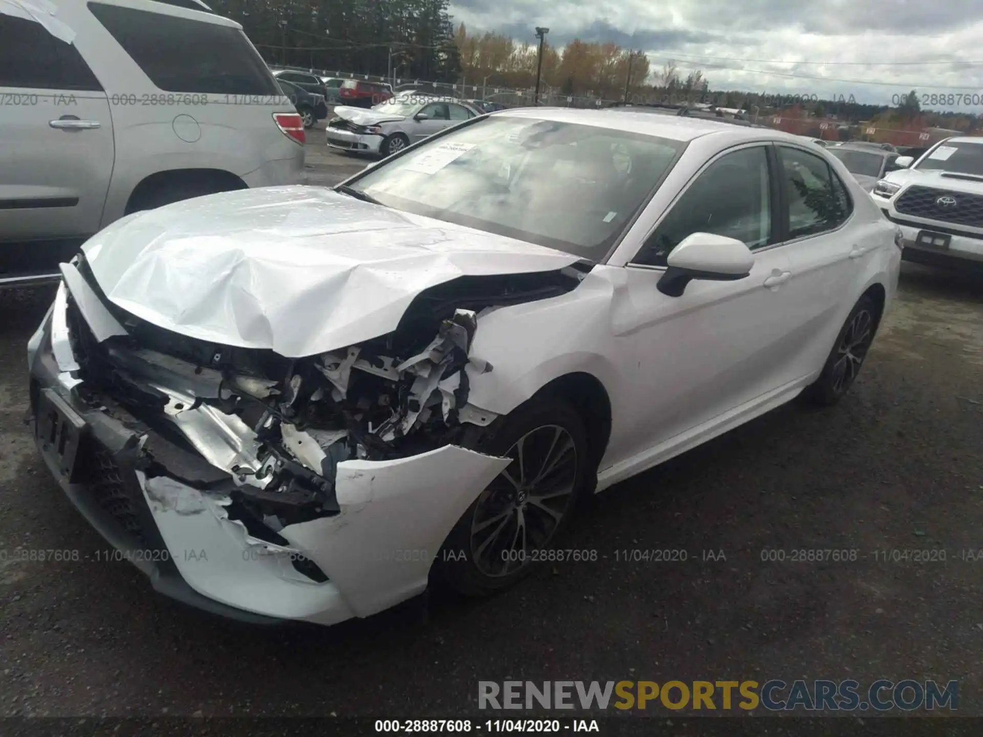 2 Photograph of a damaged car 4T1G11AKXLU944849 TOYOTA CAMRY 2020