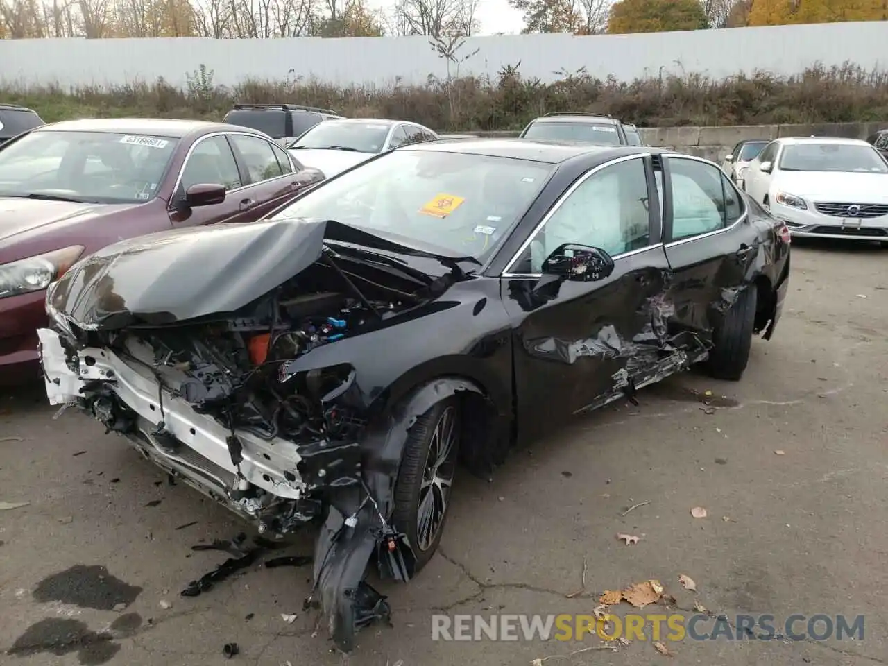 2 Photograph of a damaged car 4T1G11AKXLU946195 TOYOTA CAMRY 2020