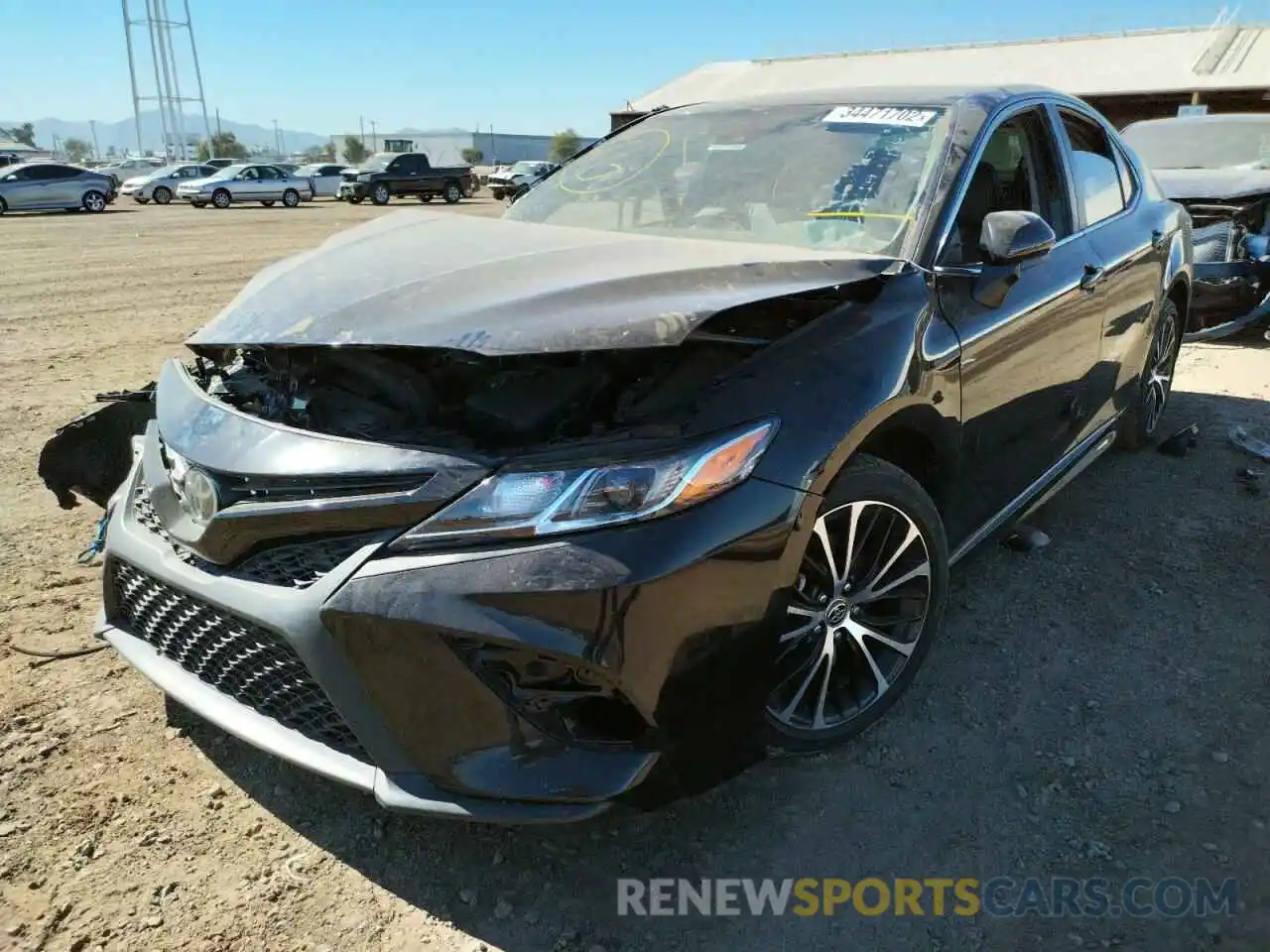 2 Photograph of a damaged car 4T1G11AKXLU959982 TOYOTA CAMRY 2020