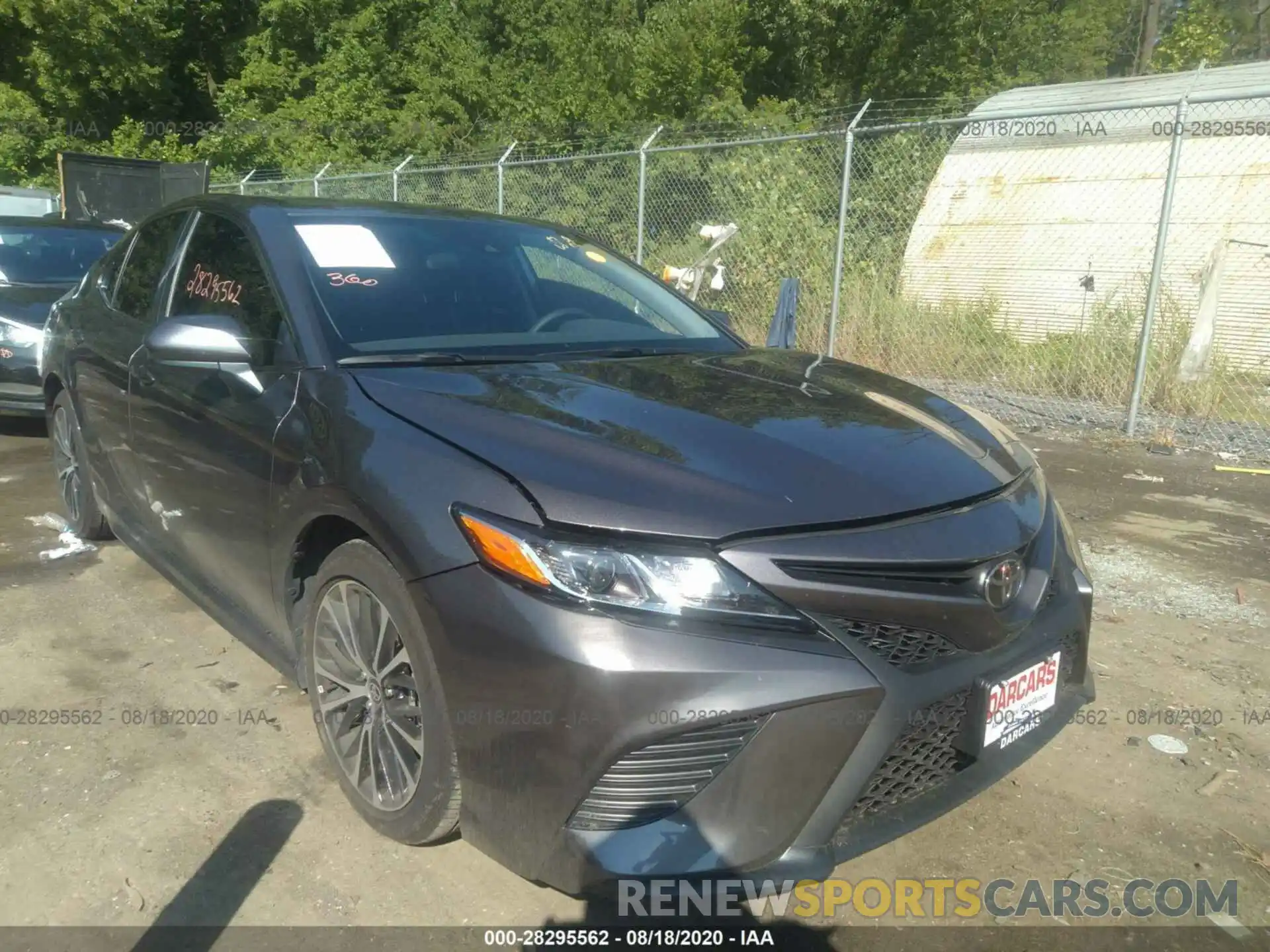 1 Photograph of a damaged car 4T1G11AKXLU961859 TOYOTA CAMRY 2020