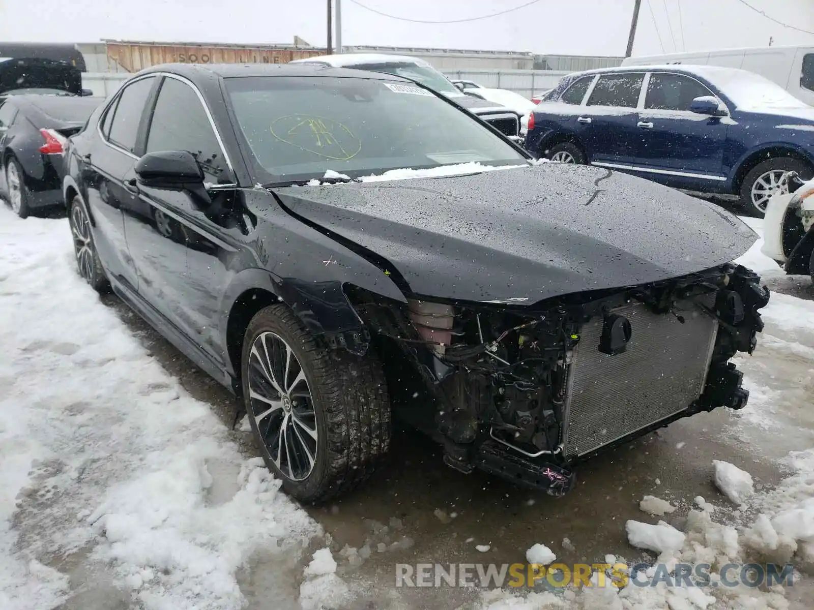 1 Photograph of a damaged car 4T1G11AKXLU963739 TOYOTA CAMRY 2020